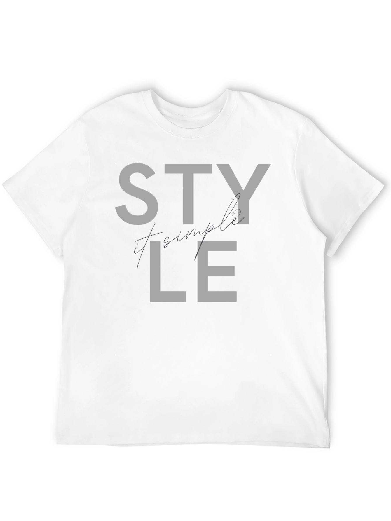 Stylish Black T-Shirt with STYLE Graphic