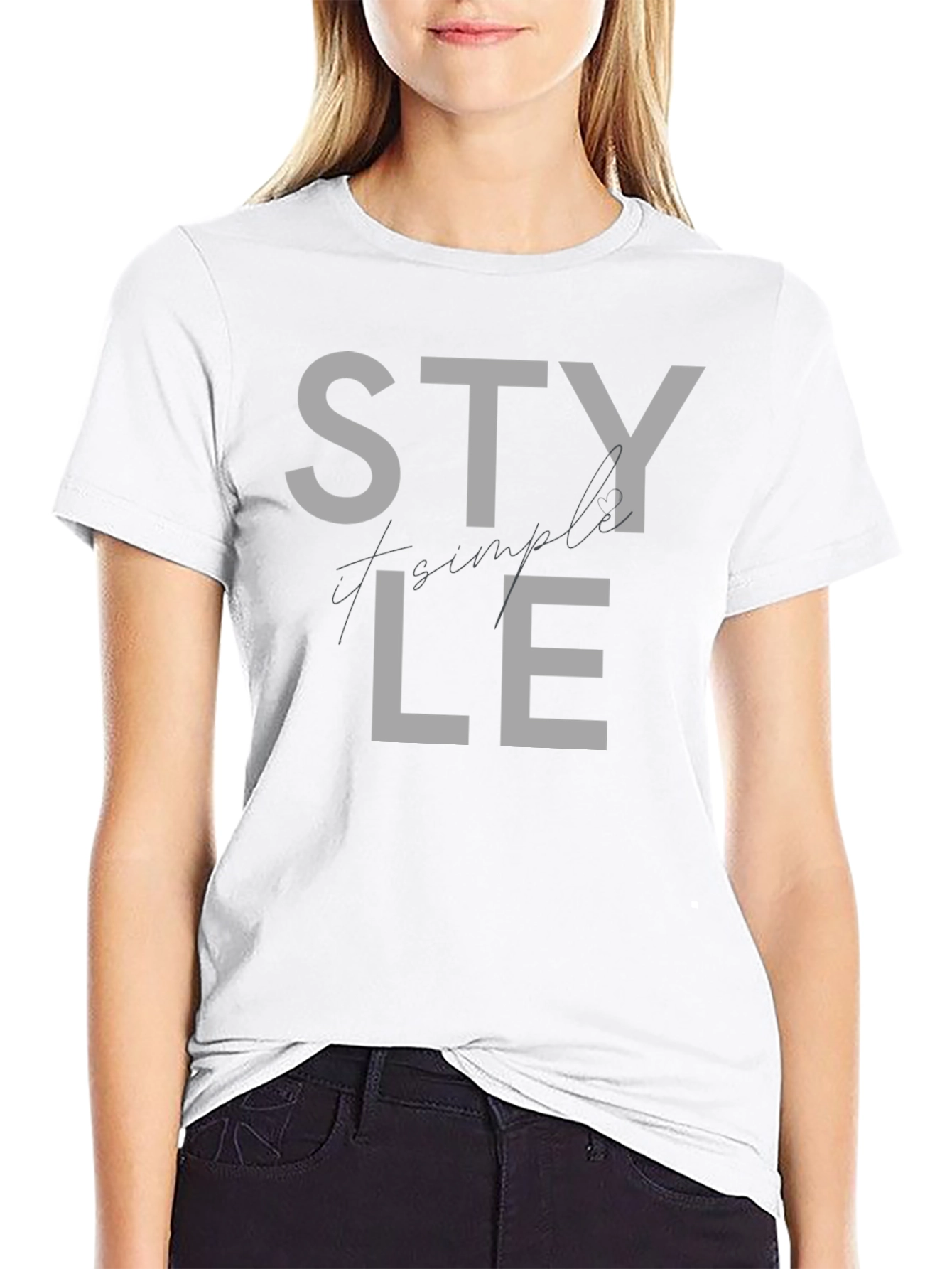 Stylish Black T-Shirt with STYLE Graphic