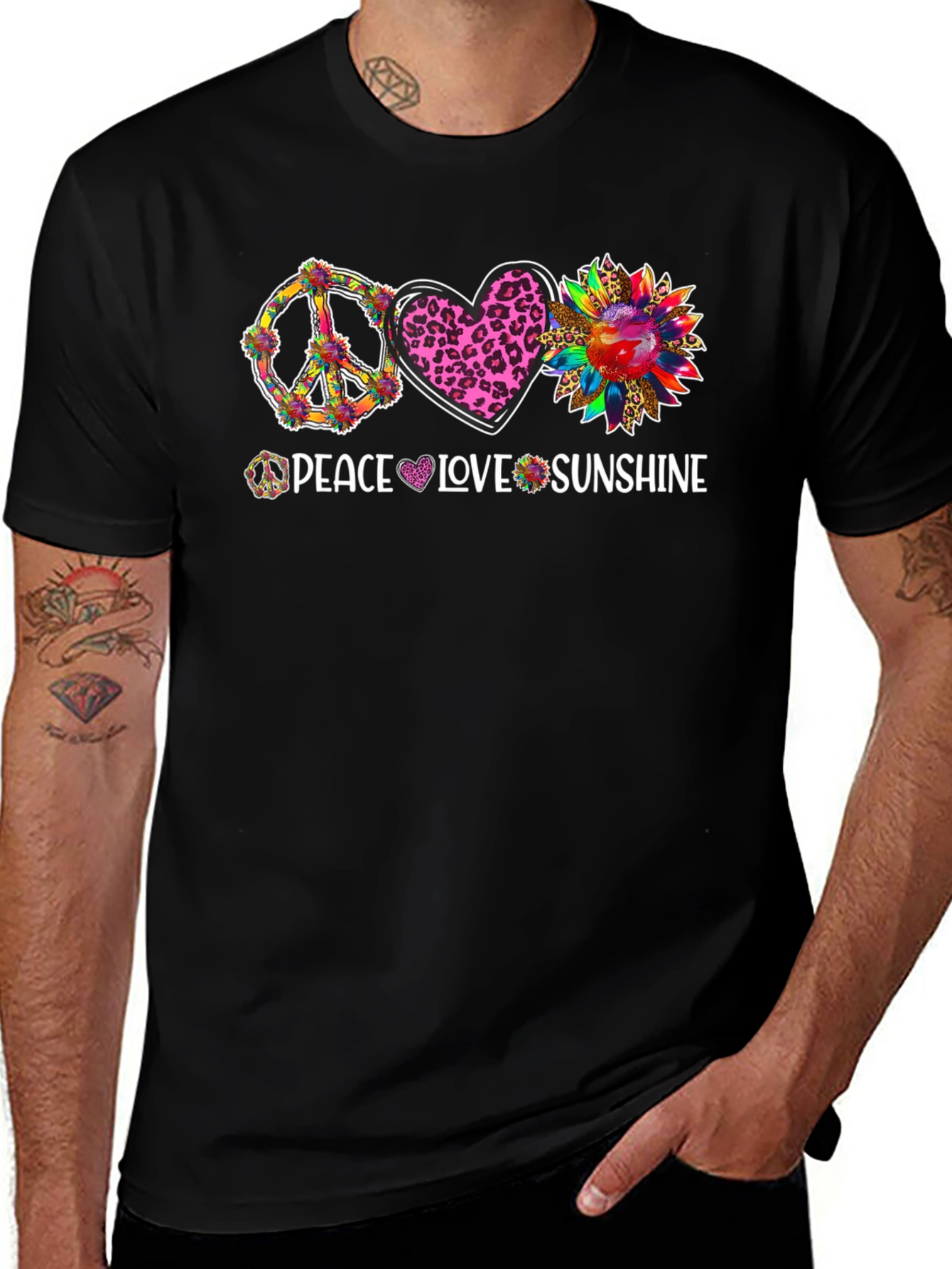 Peace Love Sunshine Graphic Tee