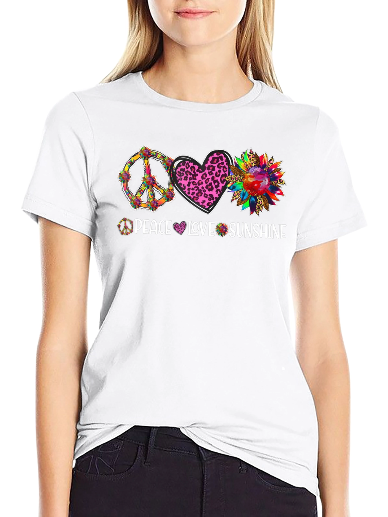 Peace Love Sunshine Graphic Tee