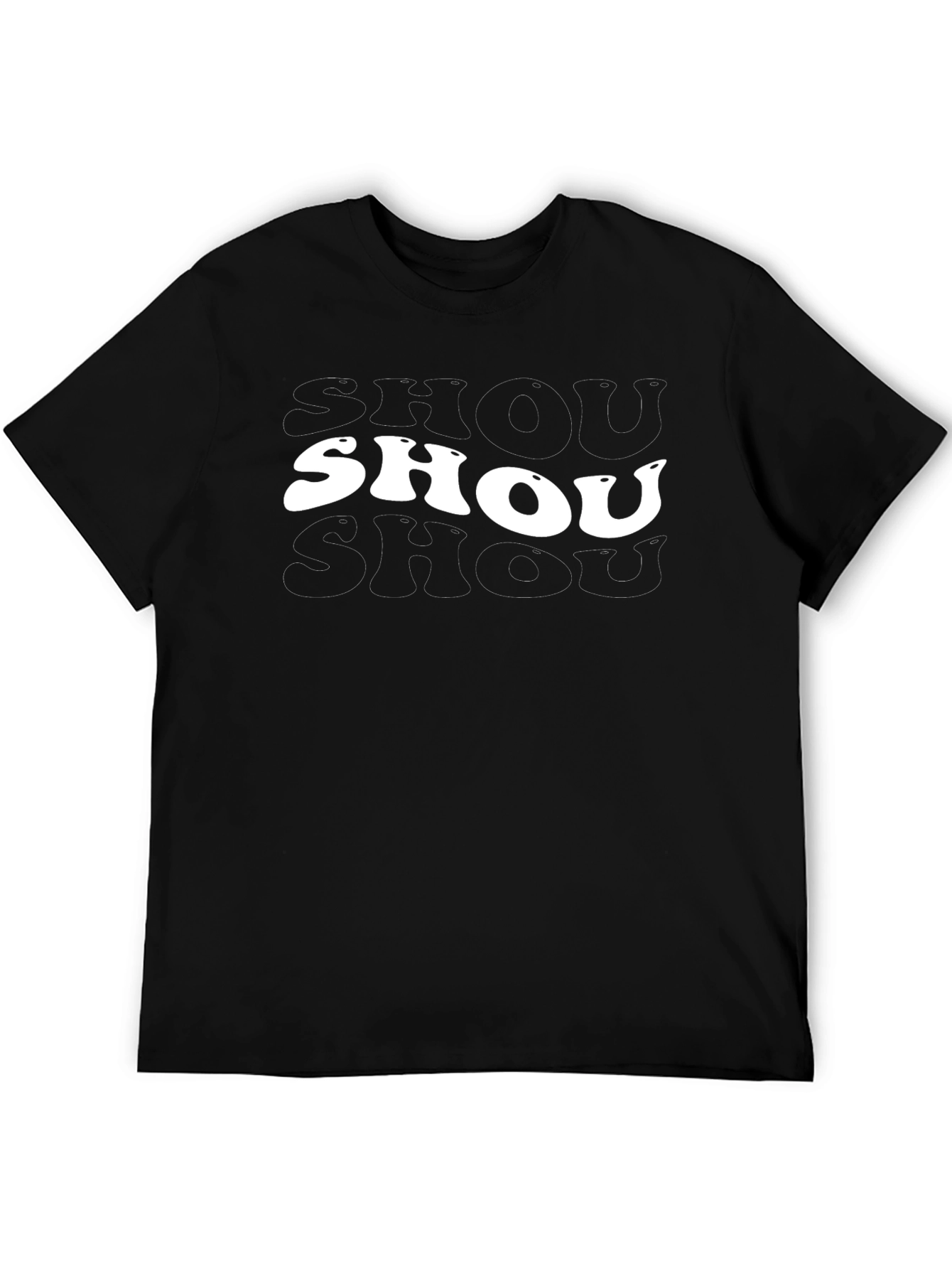 Retro Shou T-Shirt - Comfortable Black Tee