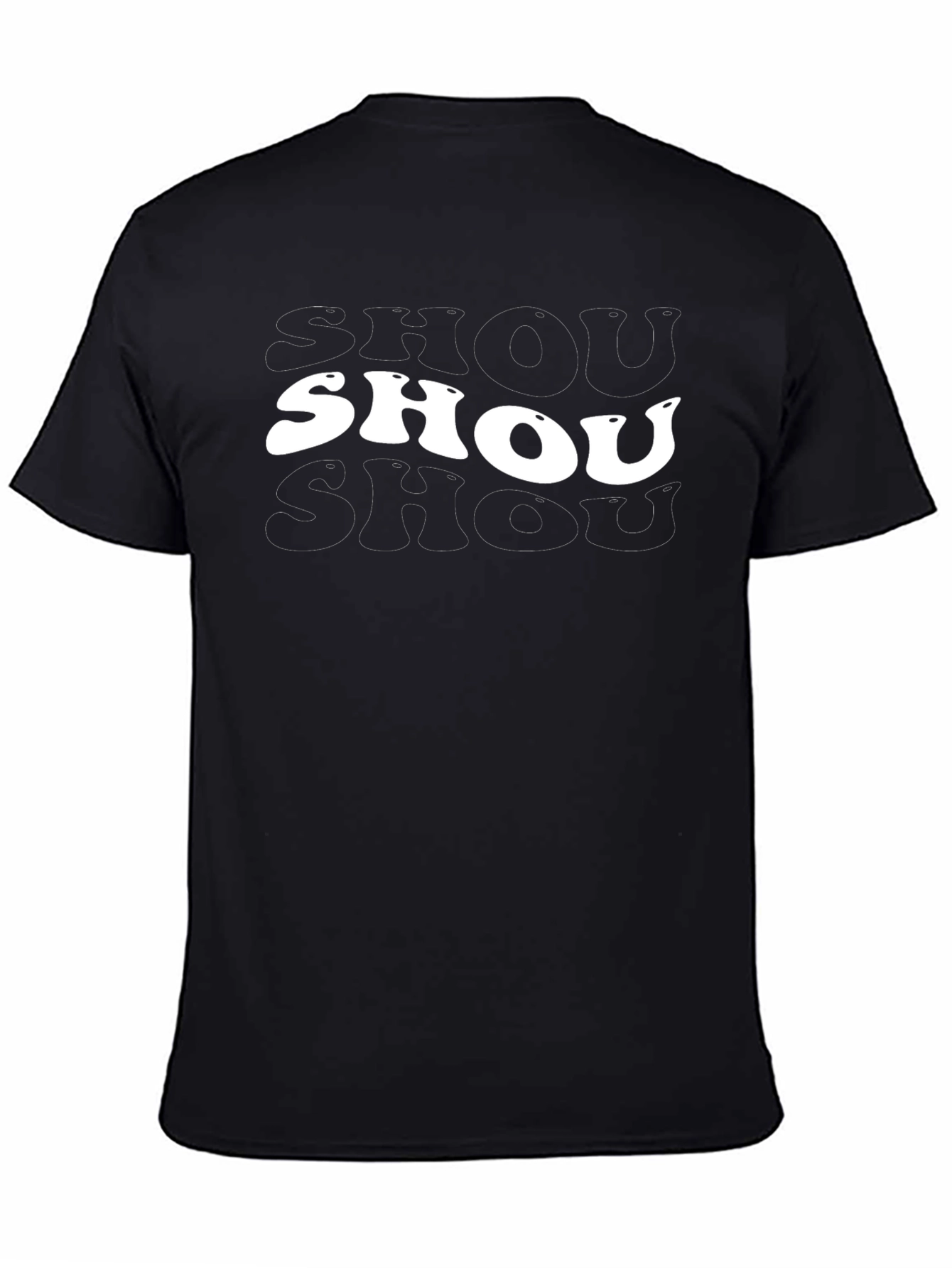 Retro Shou T-Shirt - Comfortable Black Tee