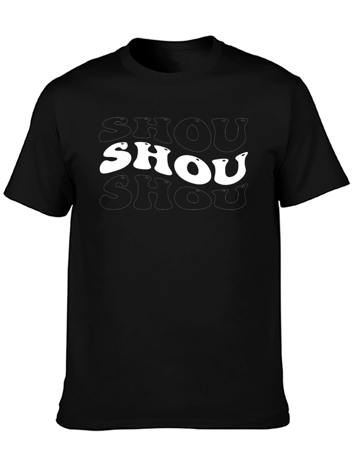 Retro Shou T-Shirt - Comfortable Black Tee