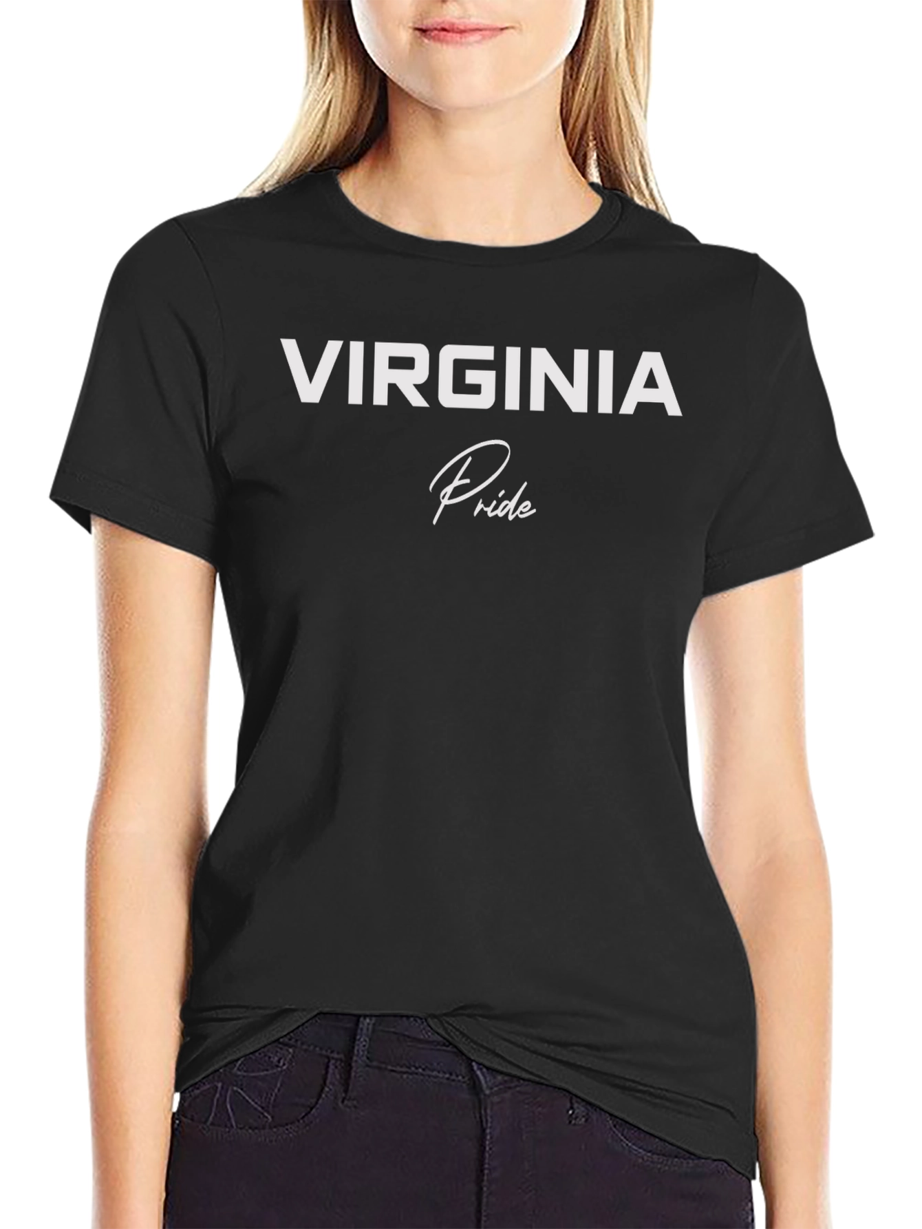 Virginia Pride T-Shirt - Black Graphic Tee