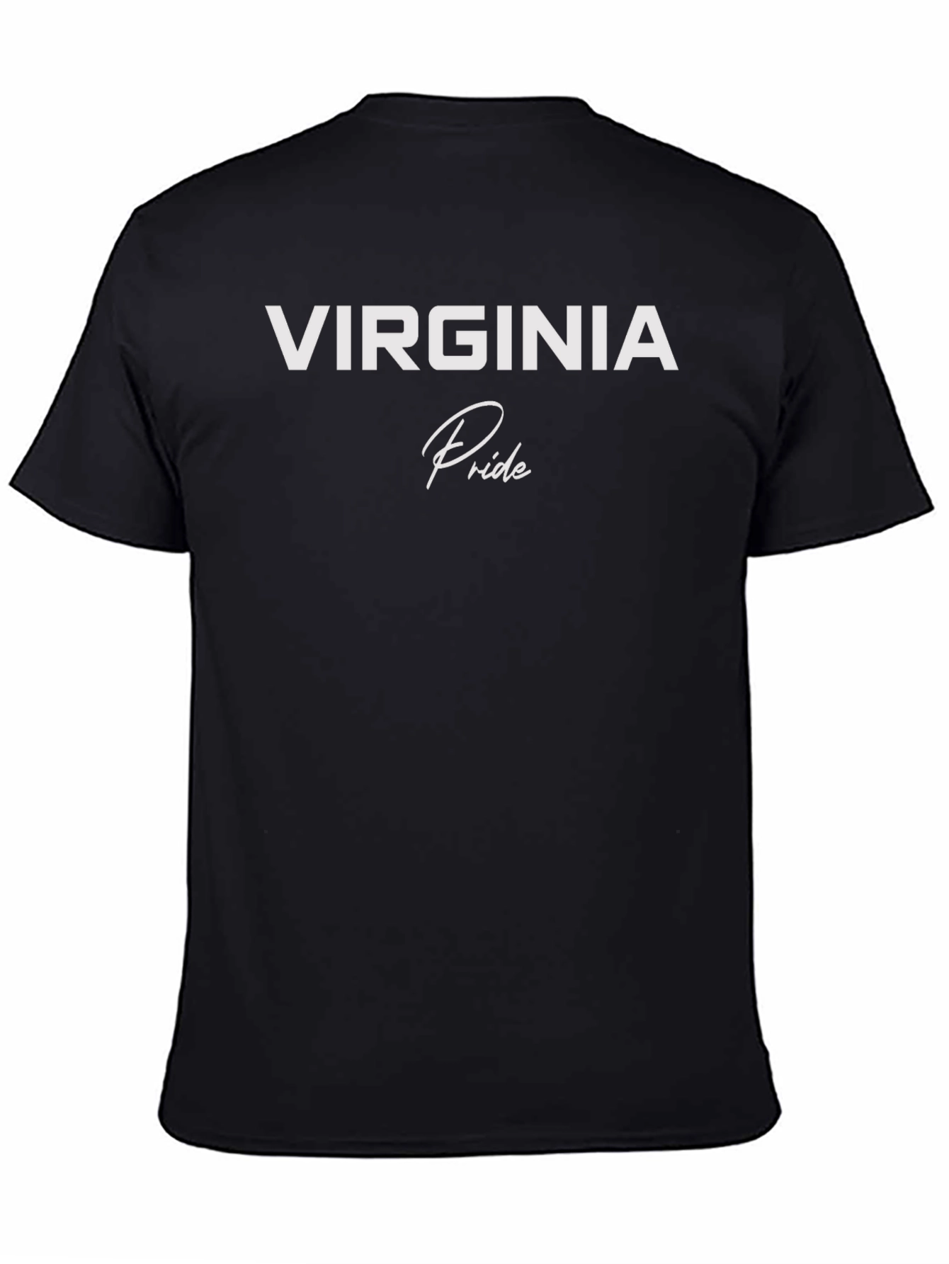 Virginia Pride T-Shirt - Black Graphic Tee