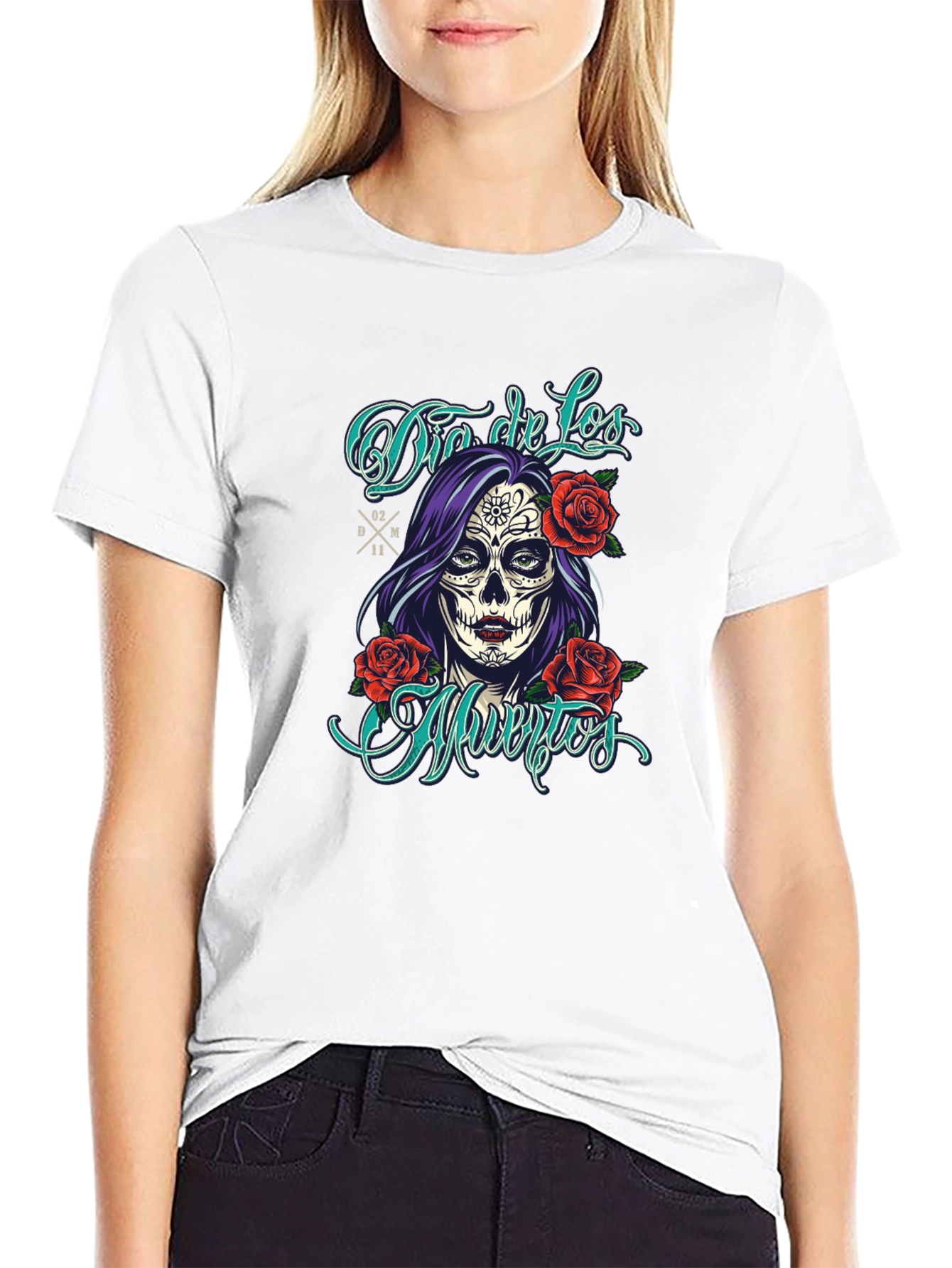 Dia de los Muertos Sugar Skull T-Shirt