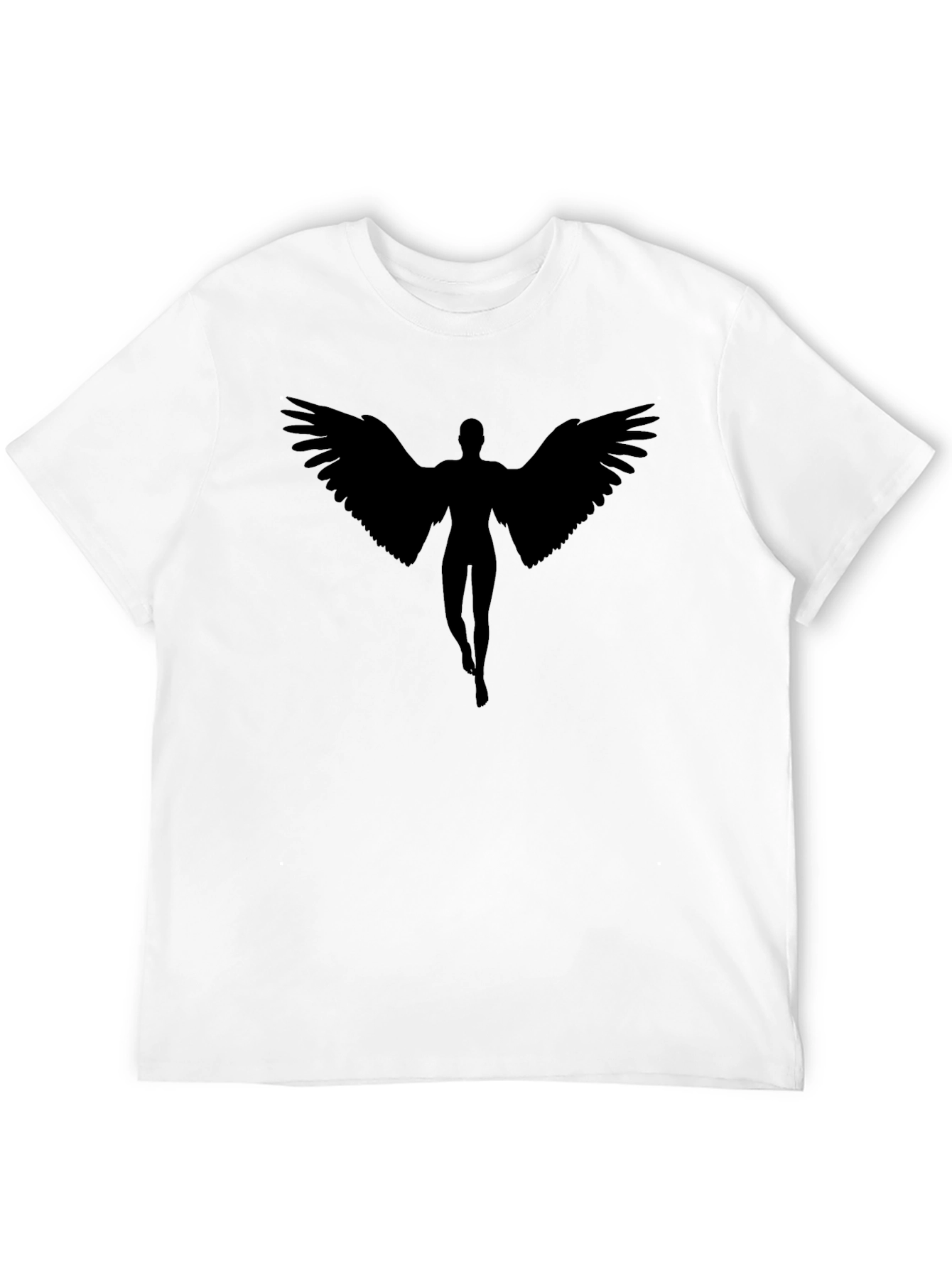 Angel Wings Graphic T-Shirt - Black
