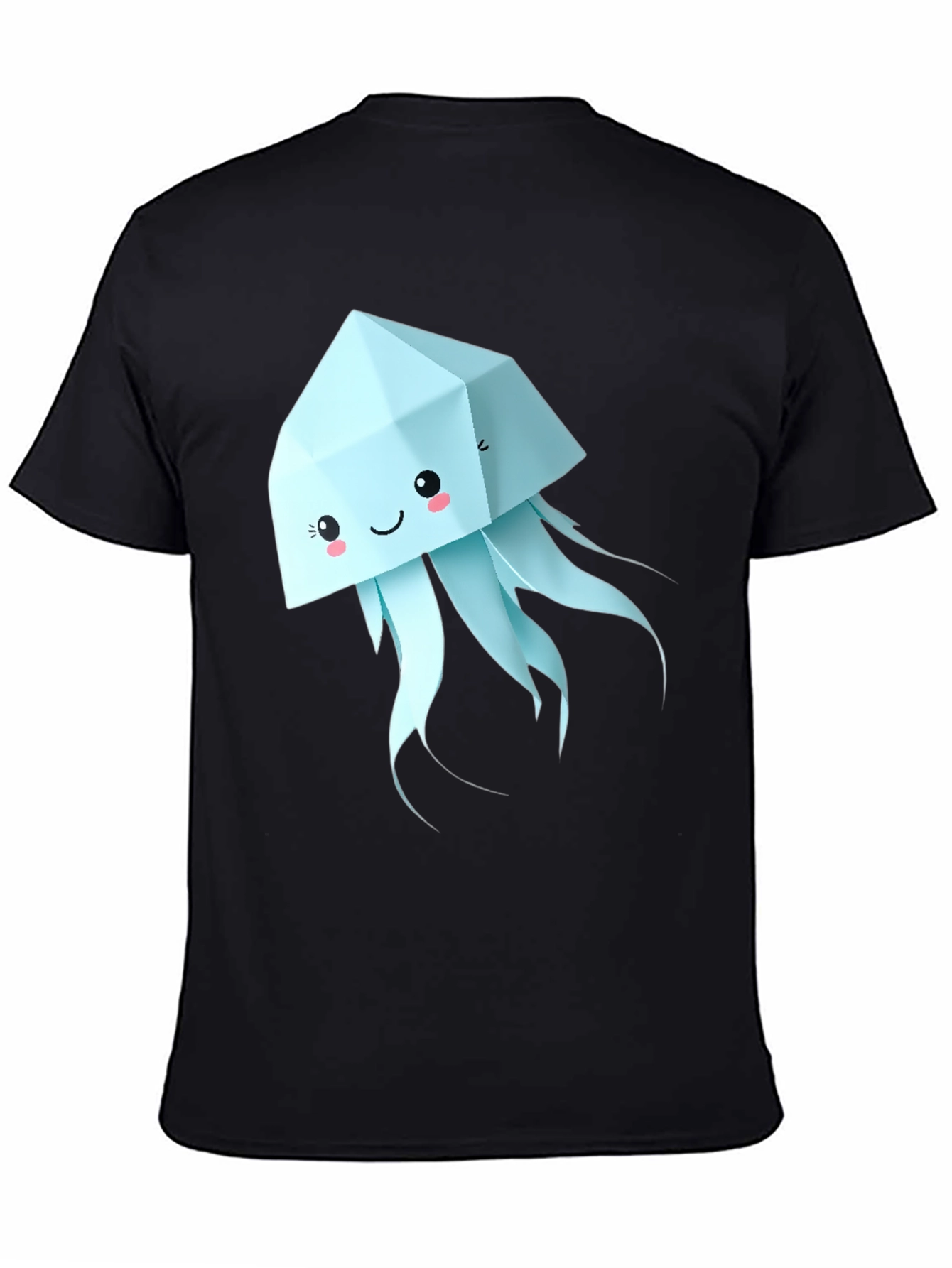 Cute Origami Jellyfish Graphic Tee