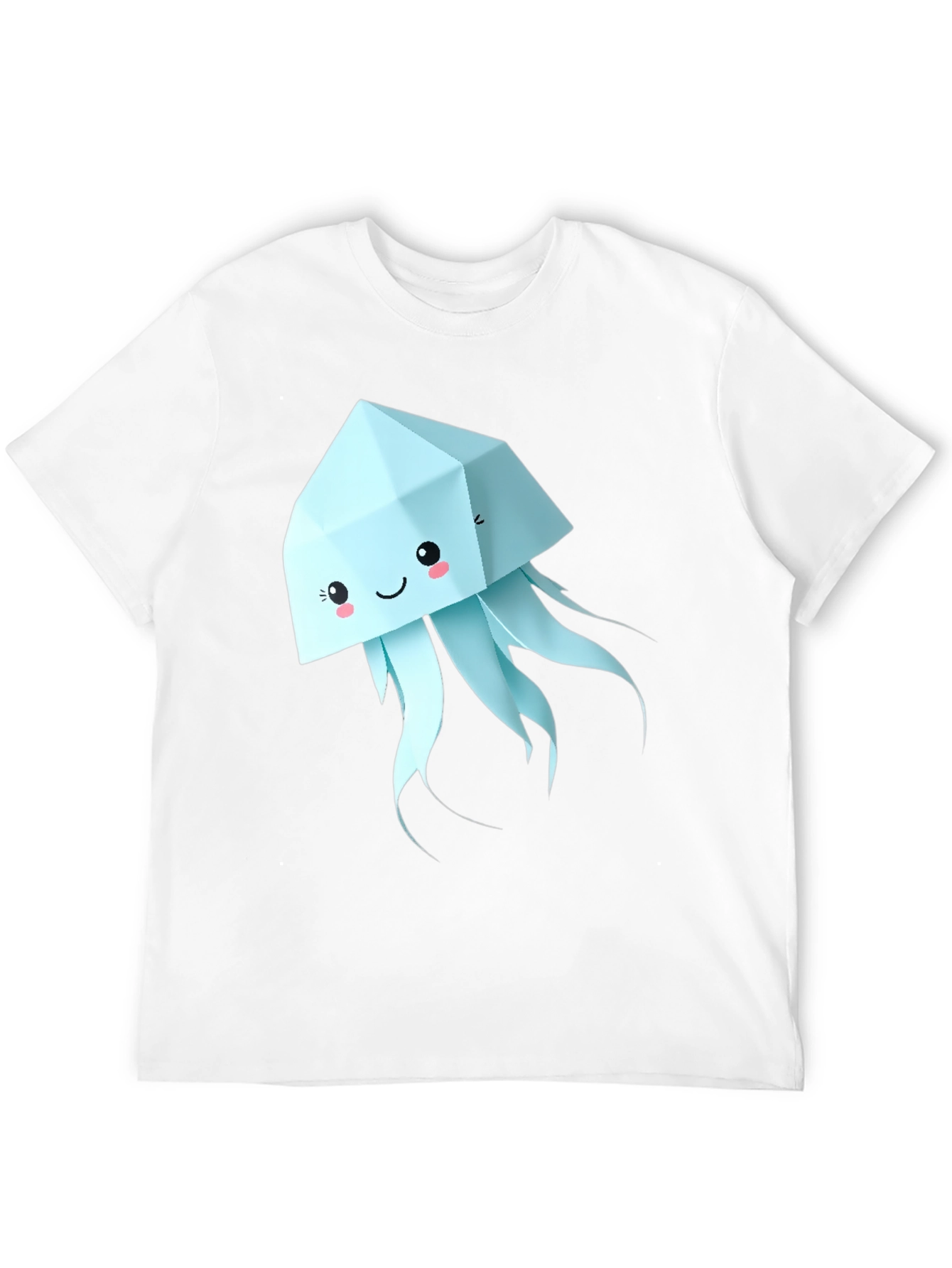 Cute Origami Jellyfish Graphic Tee