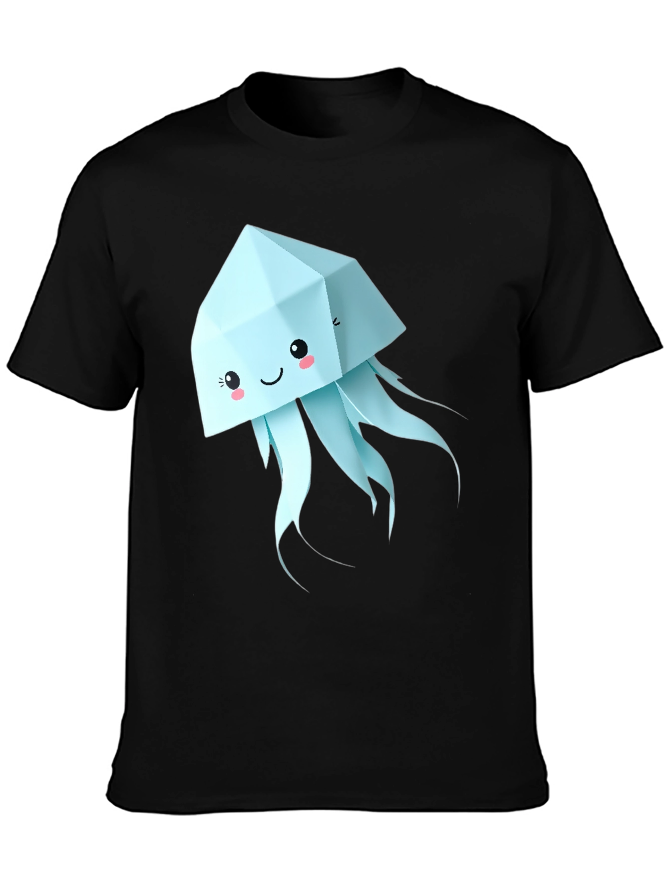 Cute Origami Jellyfish Graphic Tee