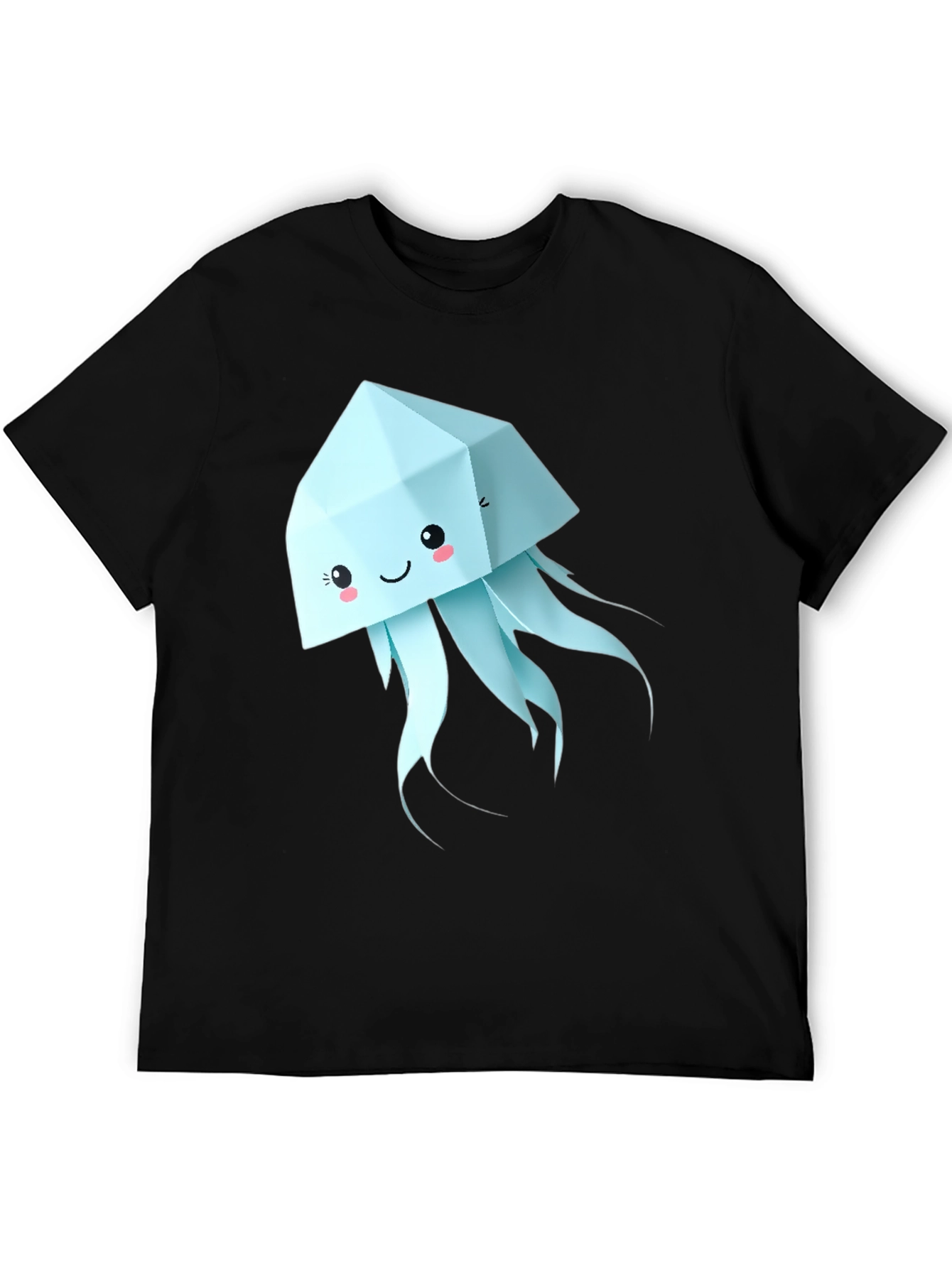 Cute Origami Jellyfish Graphic Tee