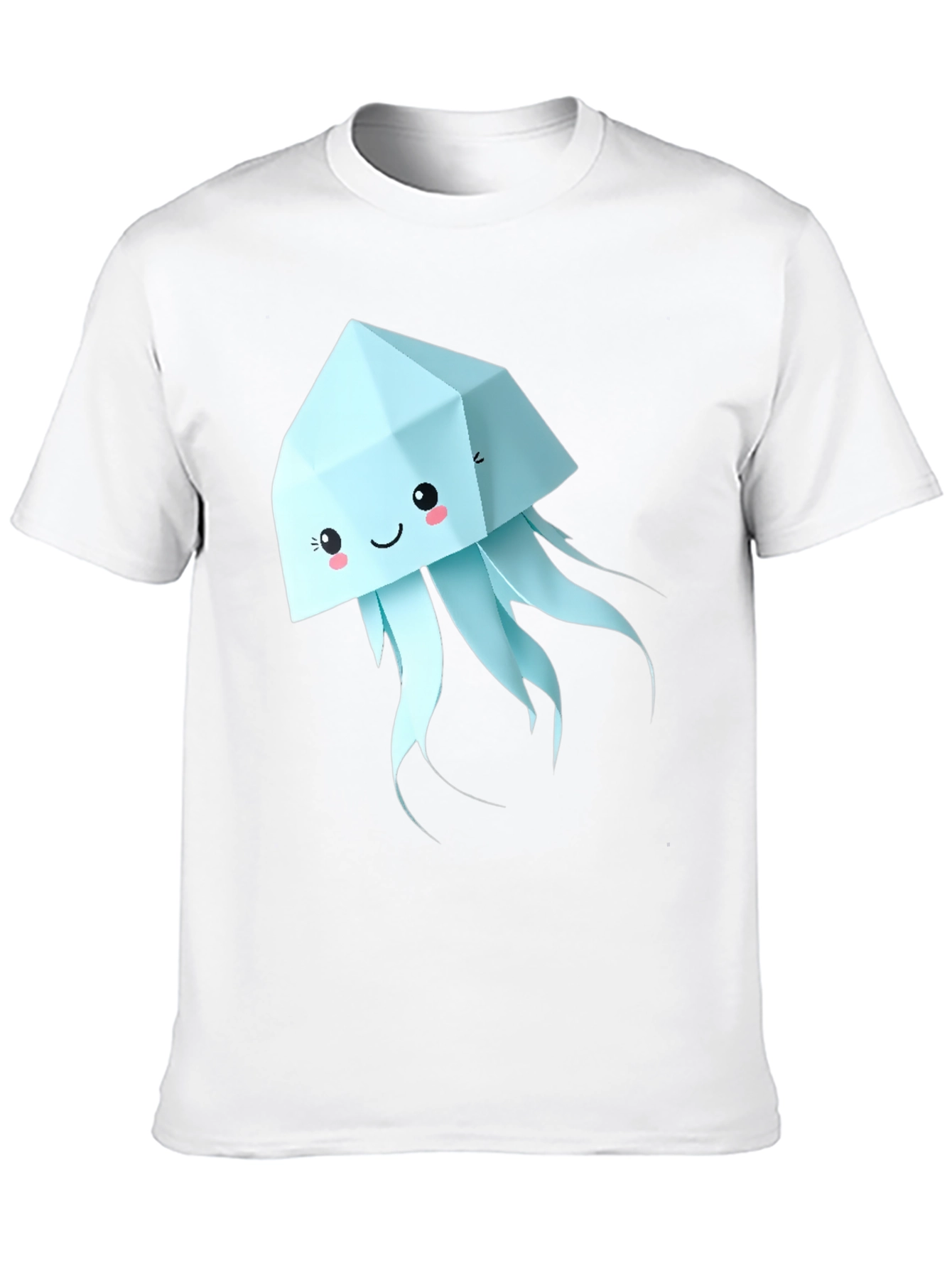 Cute Origami Jellyfish Graphic Tee