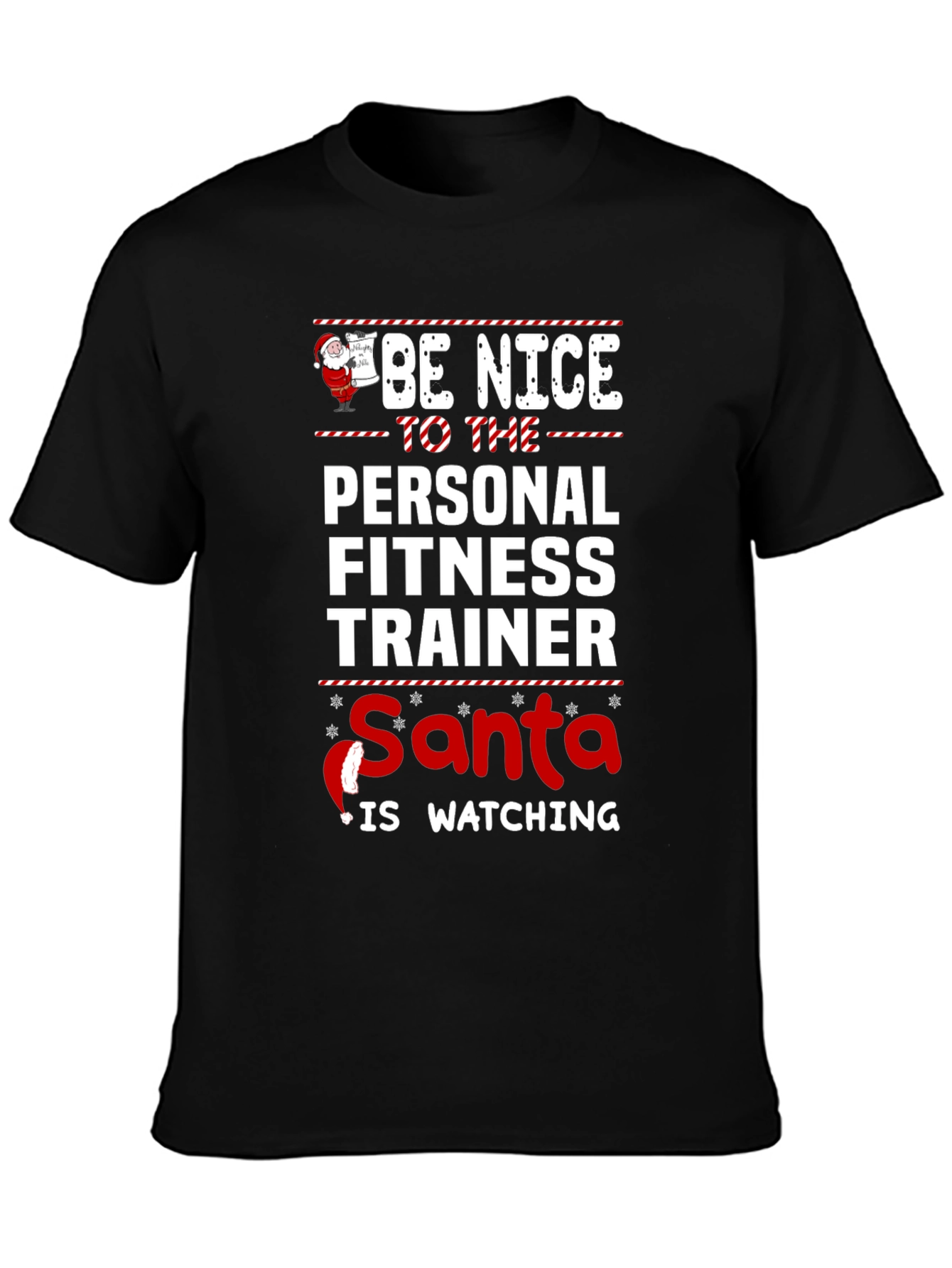 Funny Christmas Personal Fitness Trainer T-Shirt