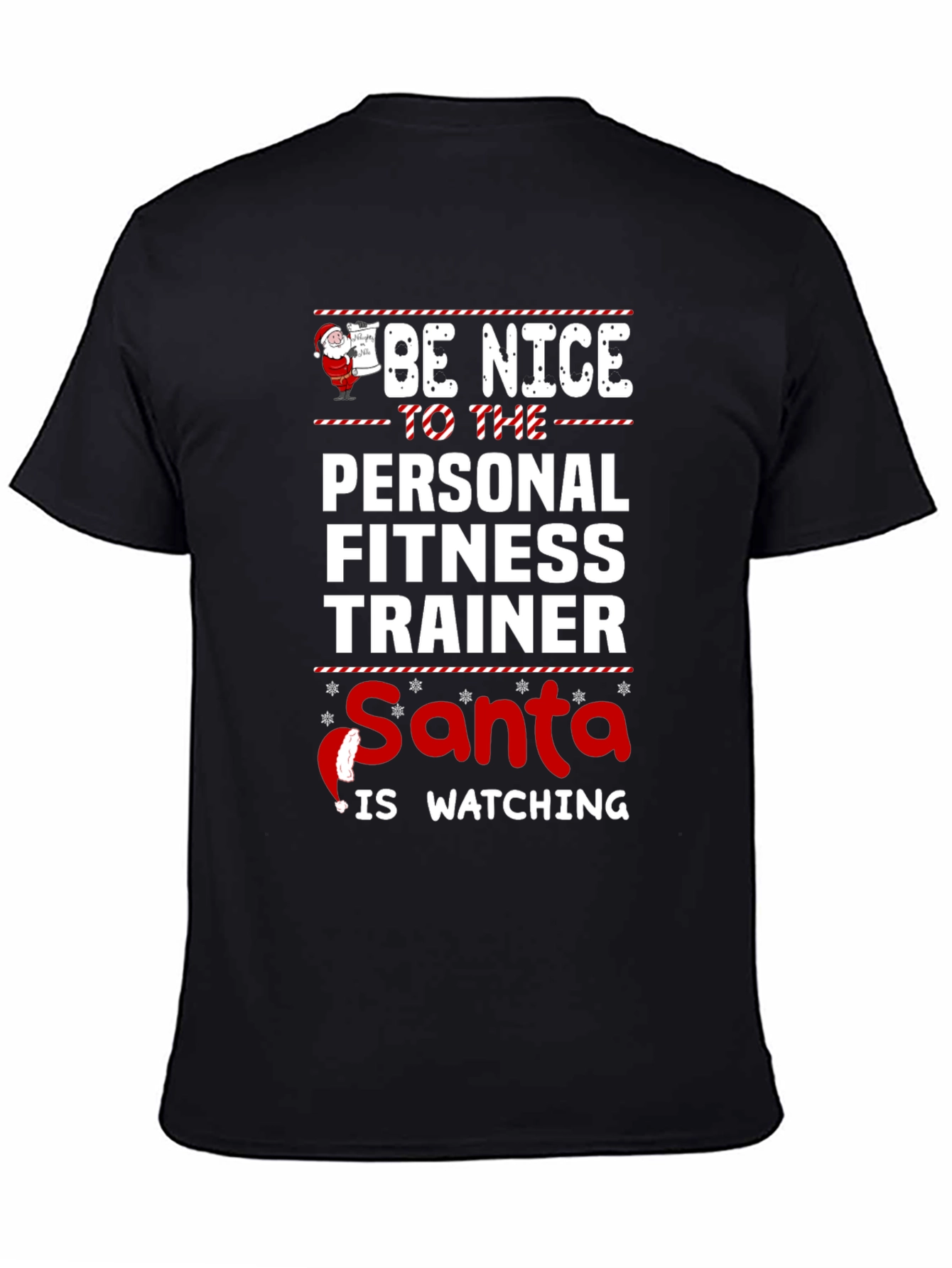 Funny Christmas Personal Fitness Trainer T-Shirt