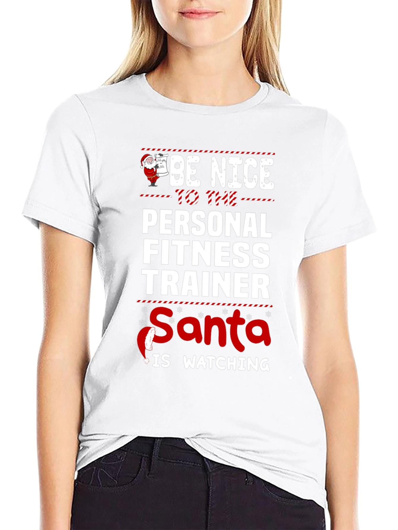 Funny Christmas Personal Fitness Trainer T-Shirt