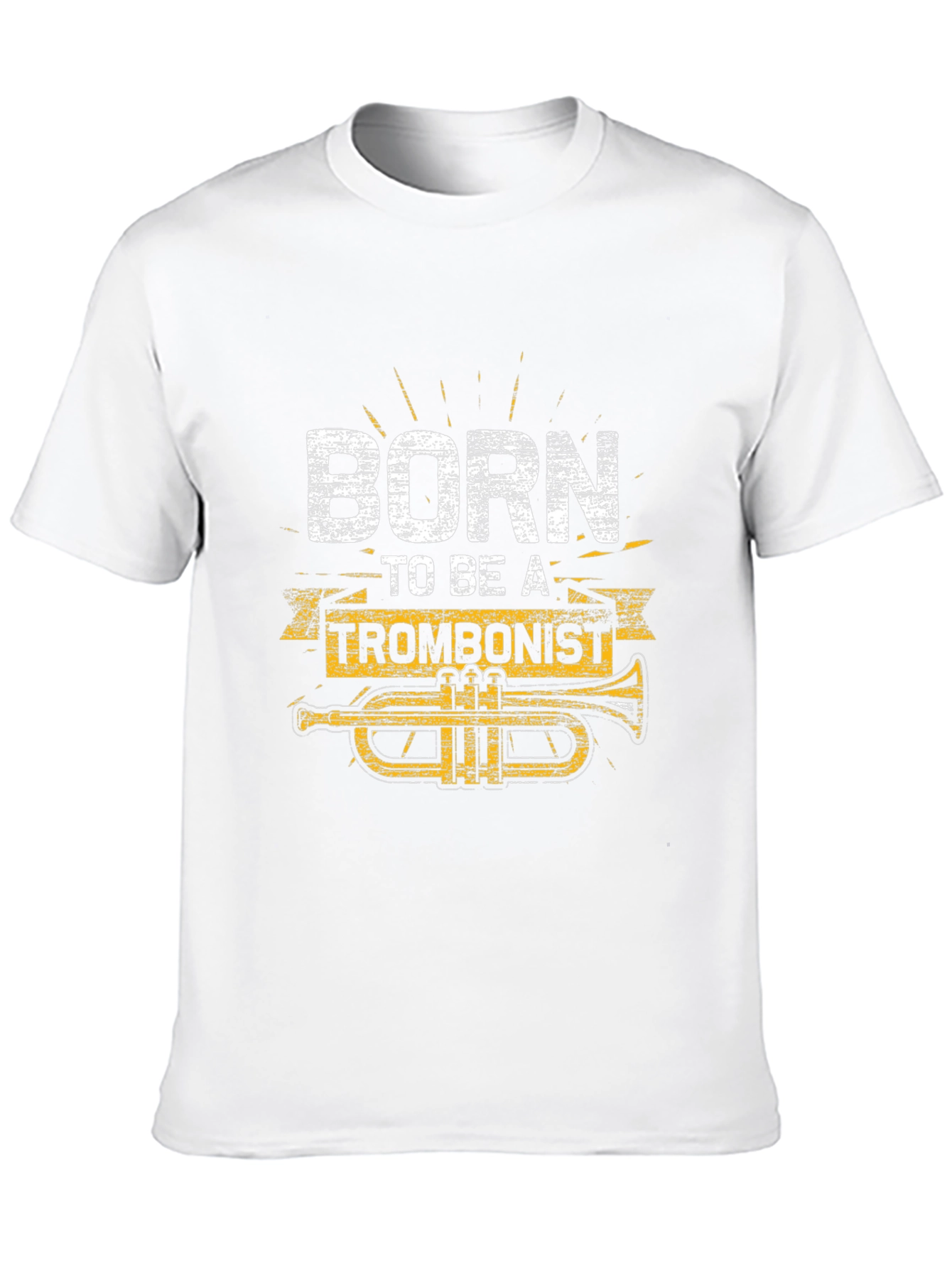 Born to Be a Trombonist Black T-Shirt