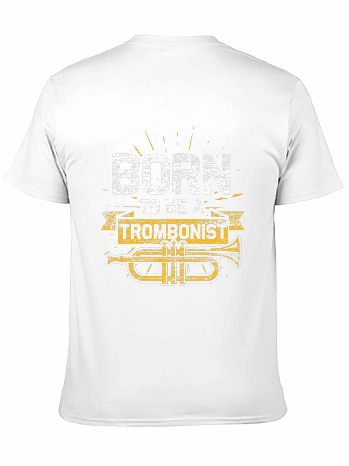 Born to Be a Trombonist Black T-Shirt