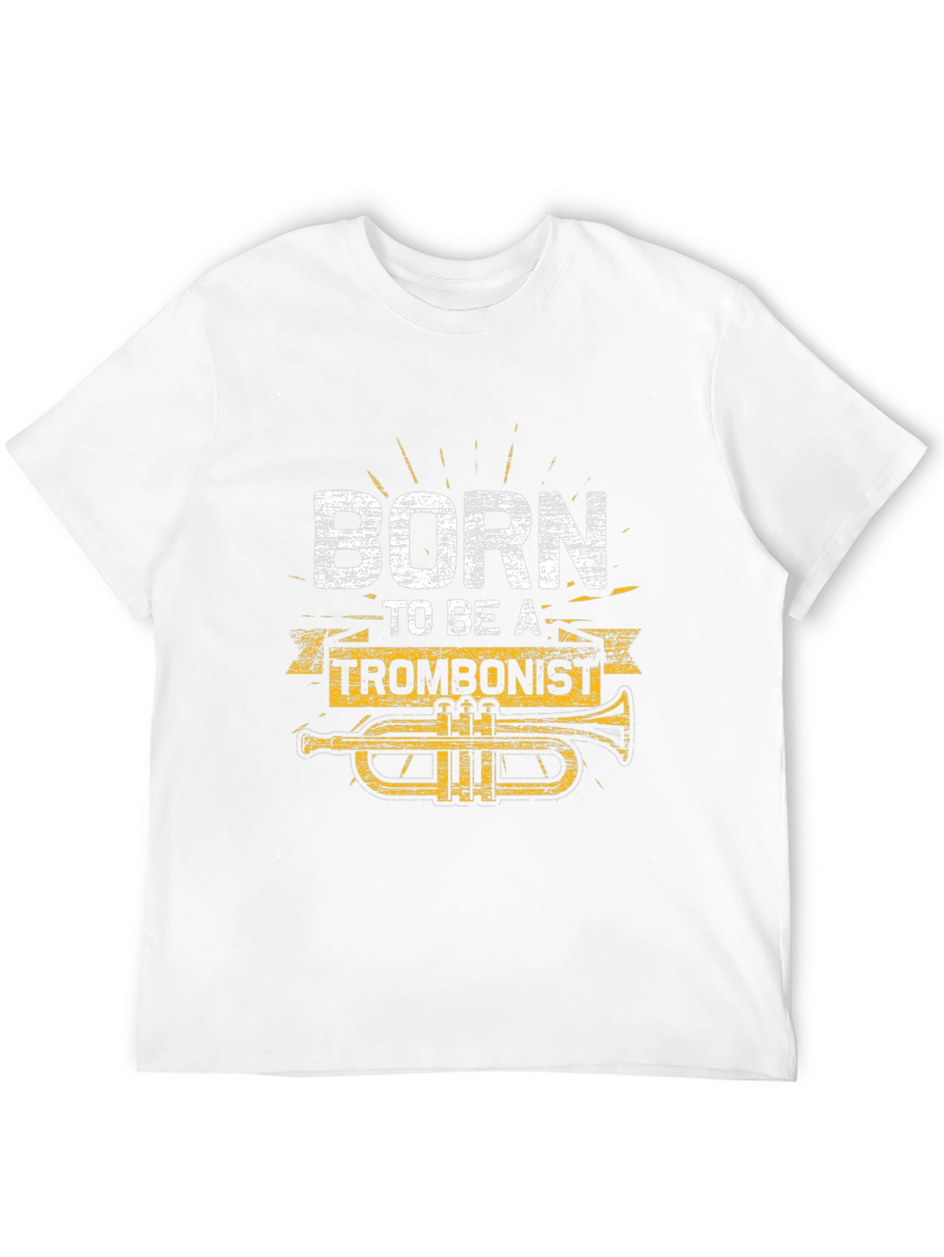 Born to Be a Trombonist Black T-Shirt