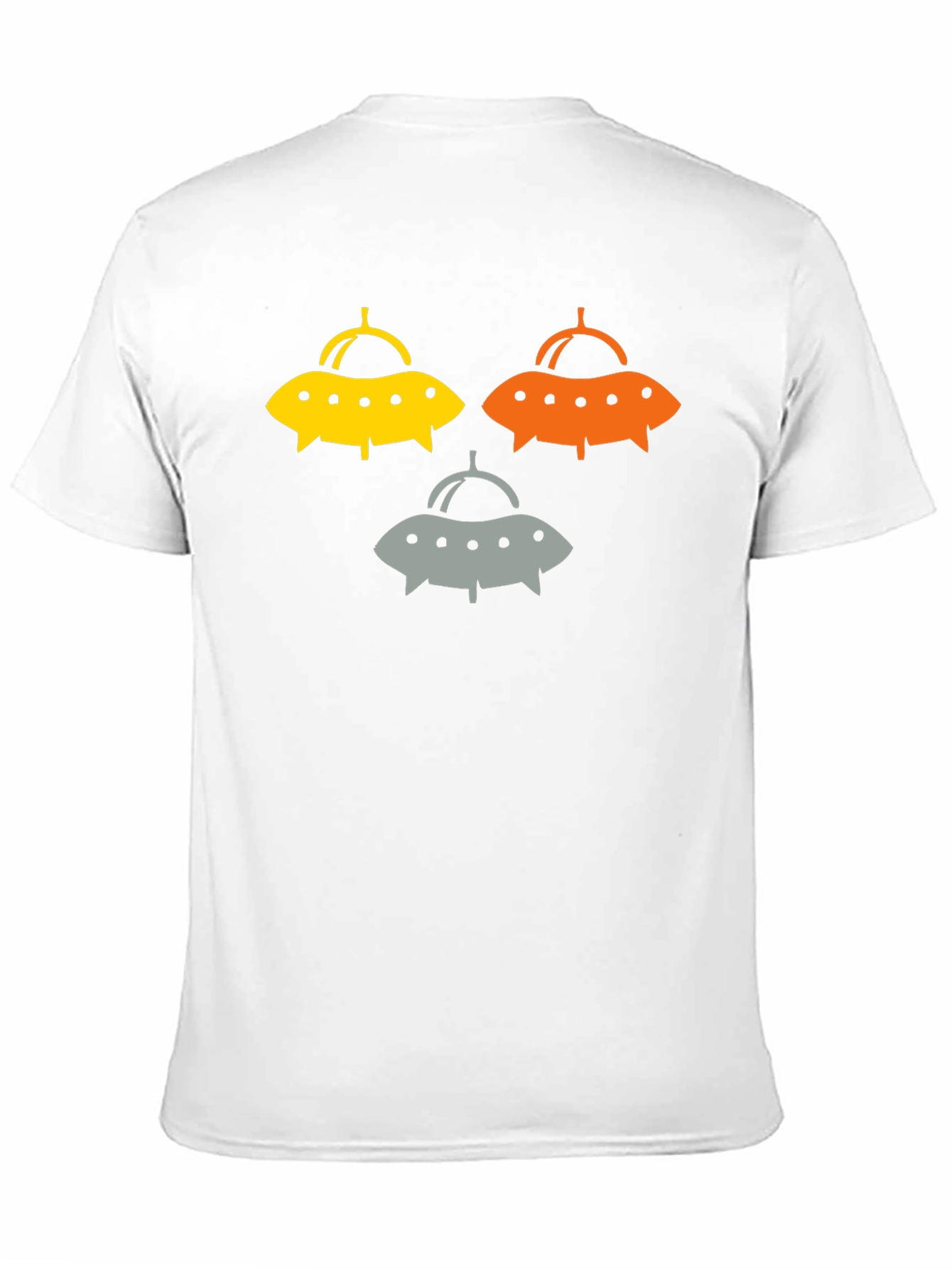 UFO Graphic Tee - Sci-Fi Style Black T-Shirt