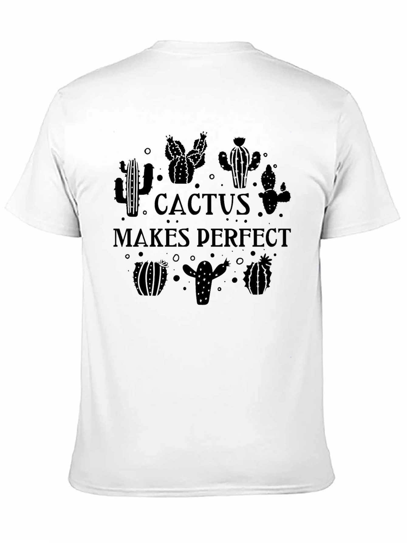 Cactus Makes Perfect Black T-Shirt