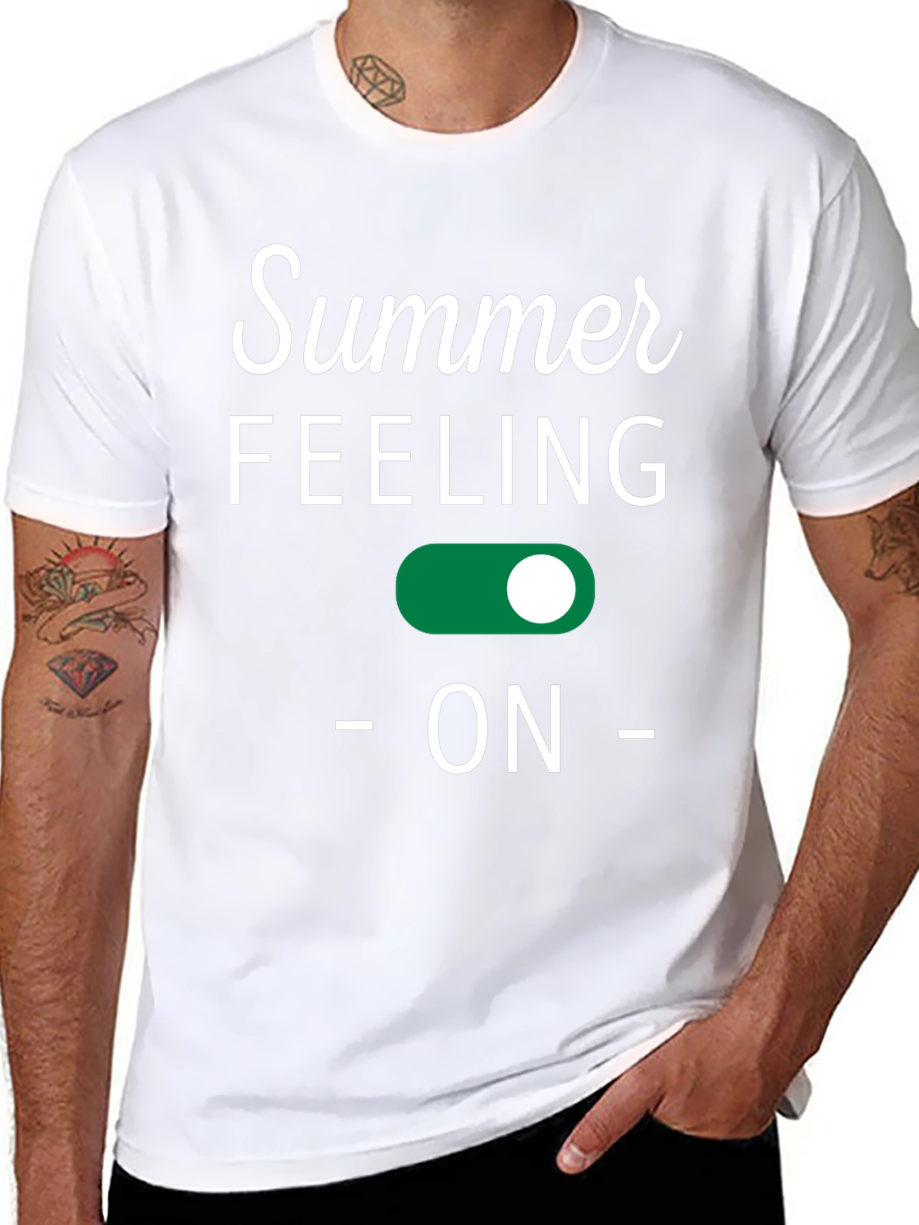 Summer Feeling ON Graphic Tee