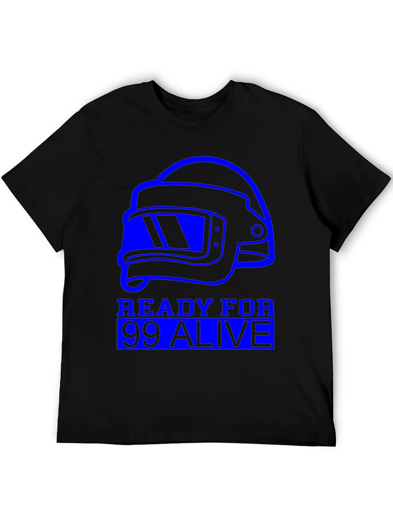 Ready For 99 Alive Black Graphic Tee