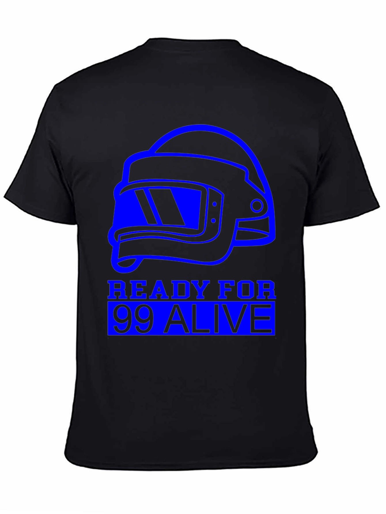 Ready For 99 Alive Black Graphic Tee
