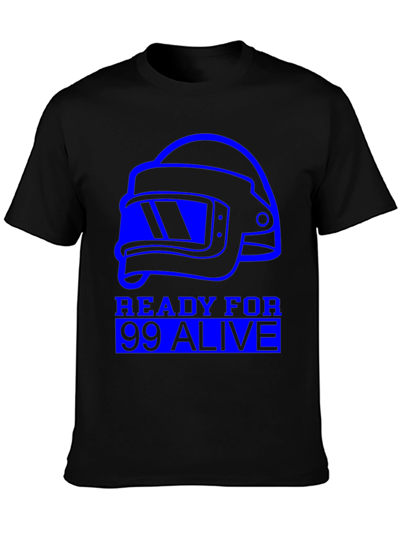 Ready For 99 Alive Black Graphic Tee