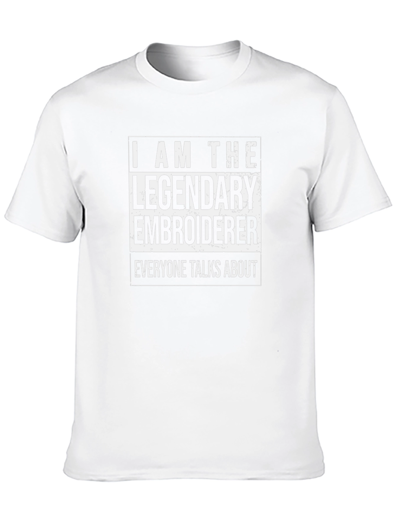 Legendary Embroiderer Graphic Tee - Black Cotton T-Shirt