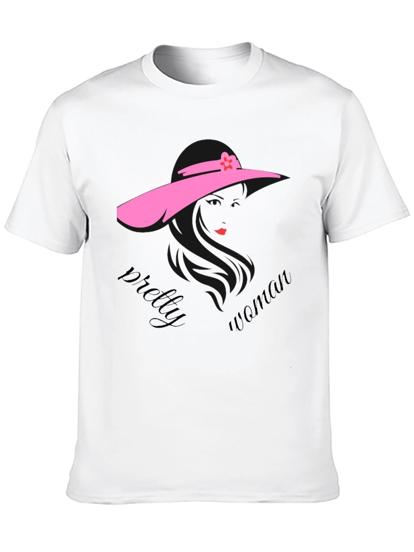 Pretty Woman Graphic Black T-Shirt