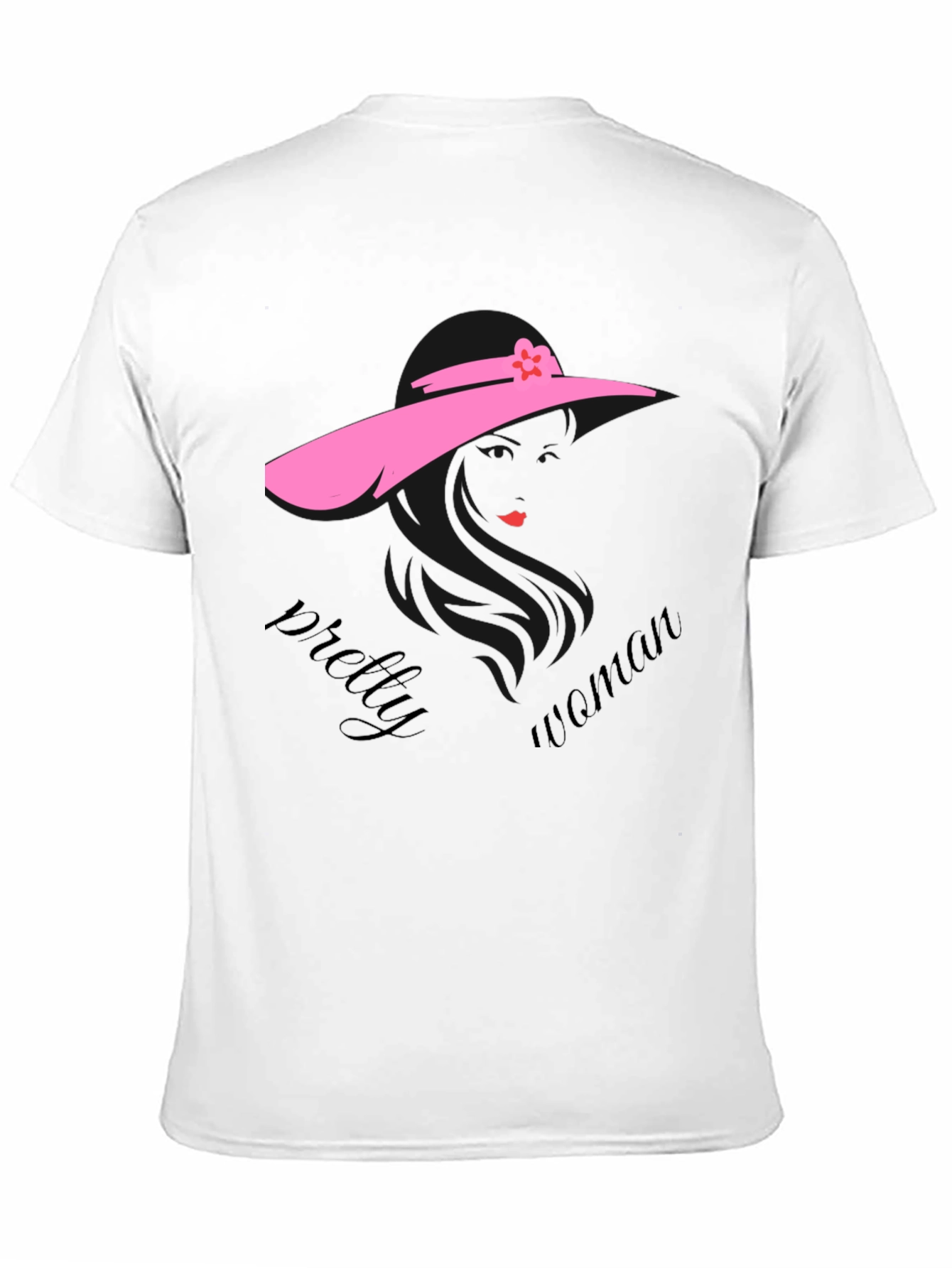 Pretty Woman Graphic Black T-Shirt