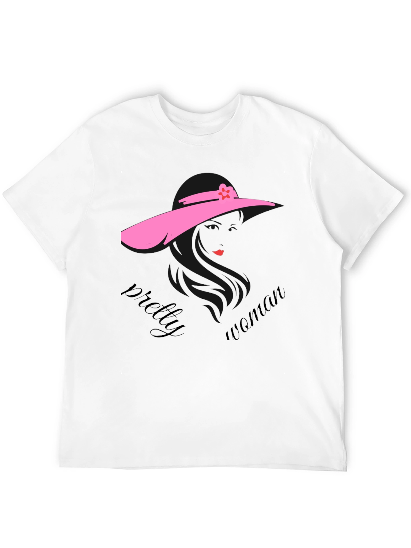 Pretty Woman Graphic Black T-Shirt