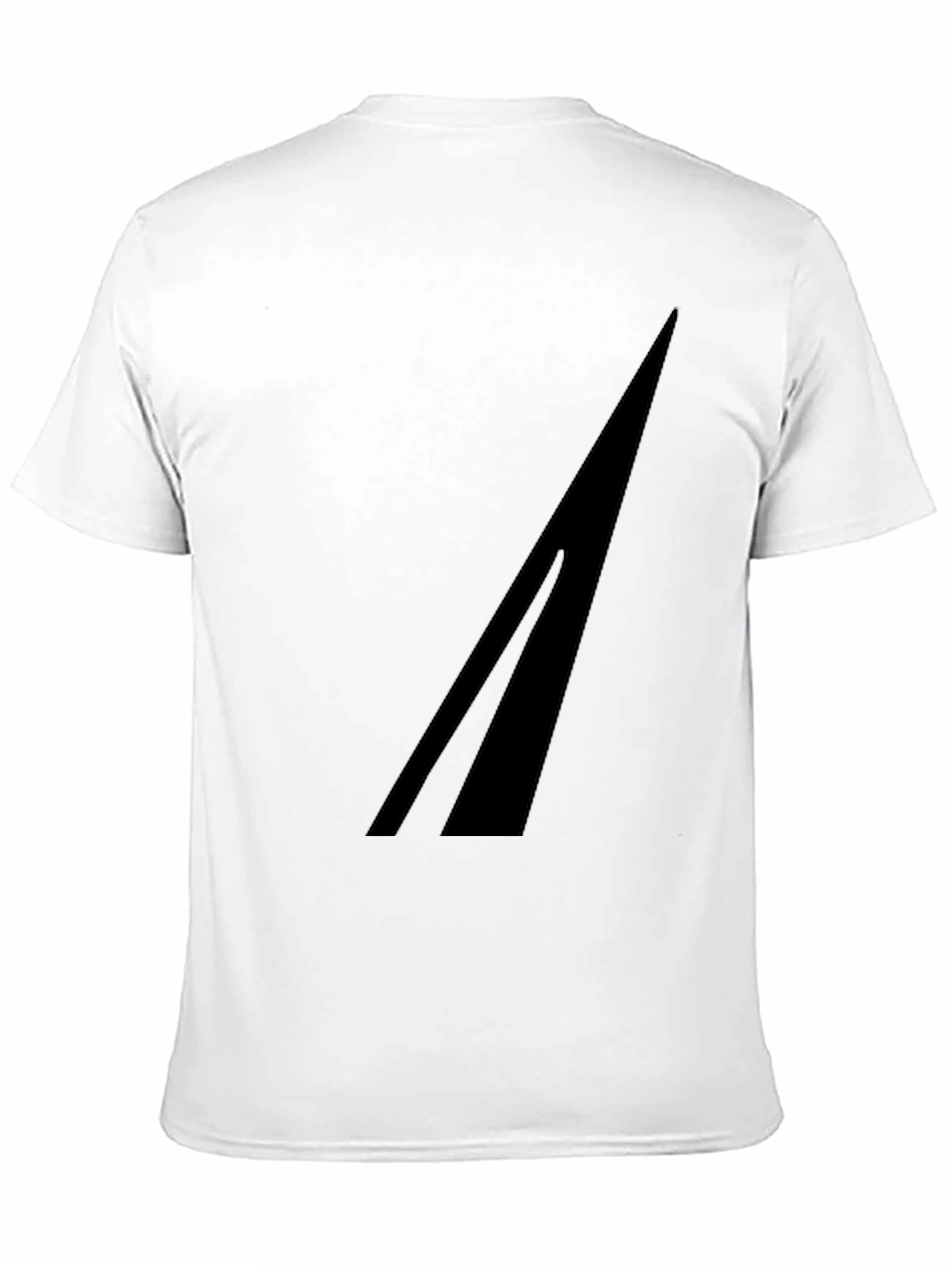 Mens Black Graphic Tee - Minimalist Design