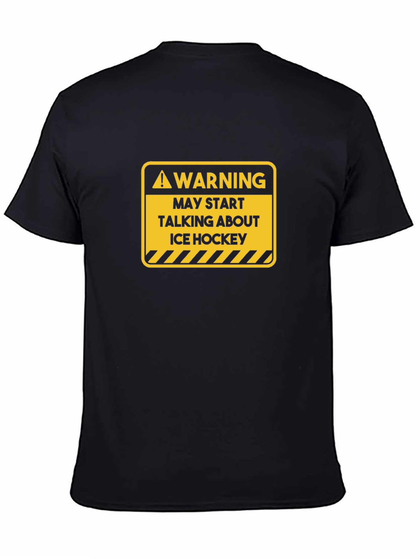 Warning: May Start Talking About Ice Hockey T-Shirt