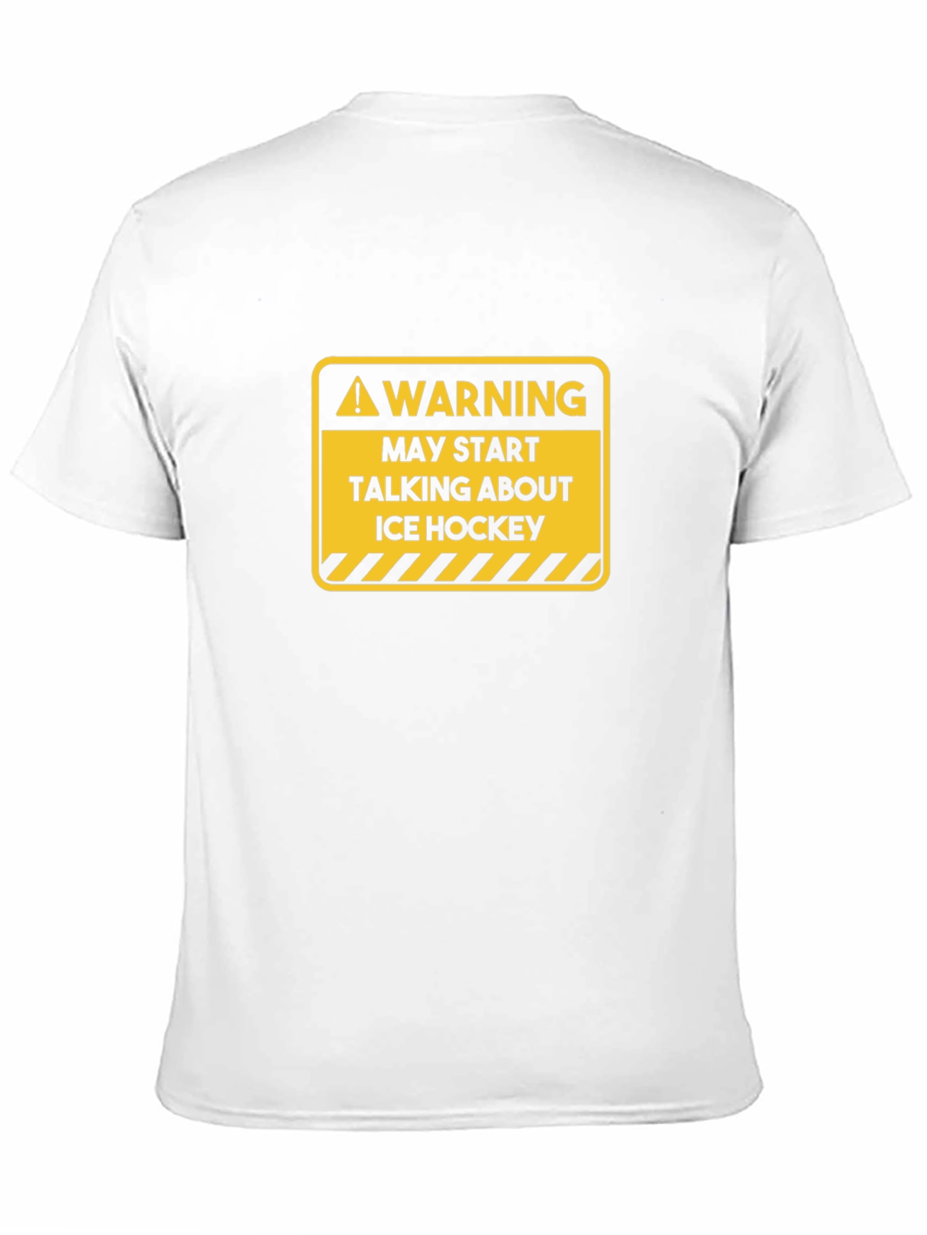 Warning: May Start Talking About Ice Hockey T-Shirt
