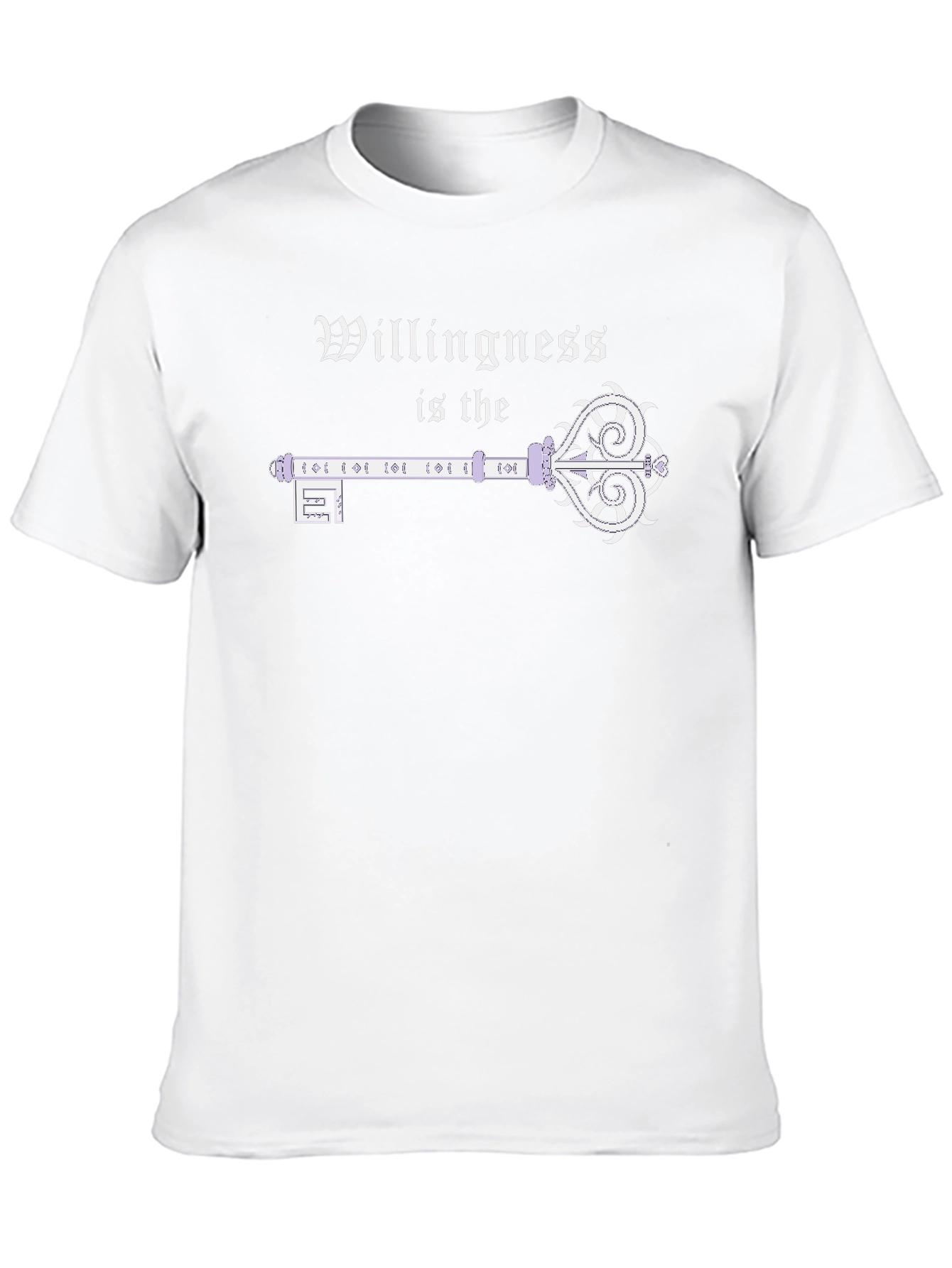 Willingness Key T-Shirt - Unique Gothic Design