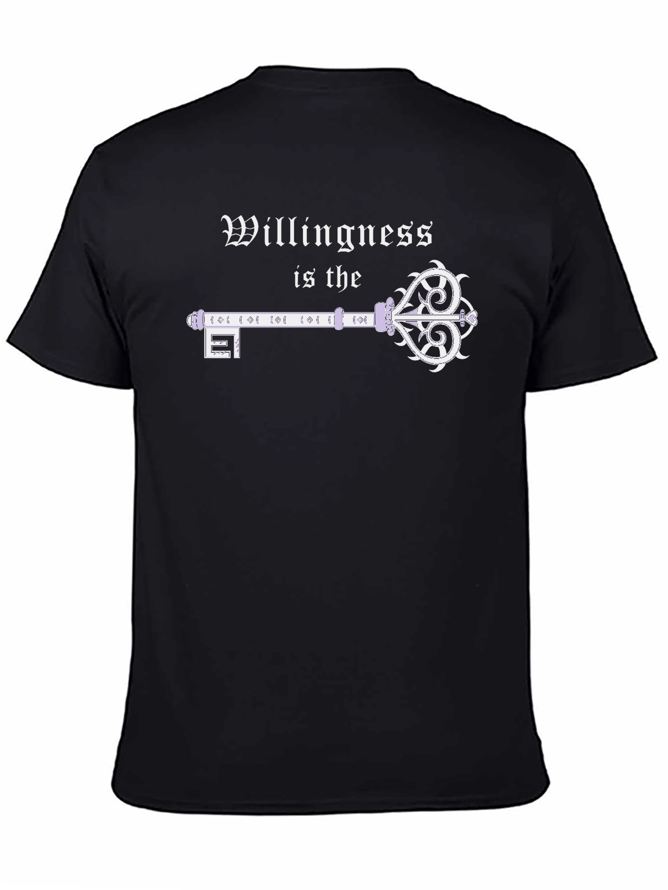 Willingness Key T-Shirt - Unique Gothic Design