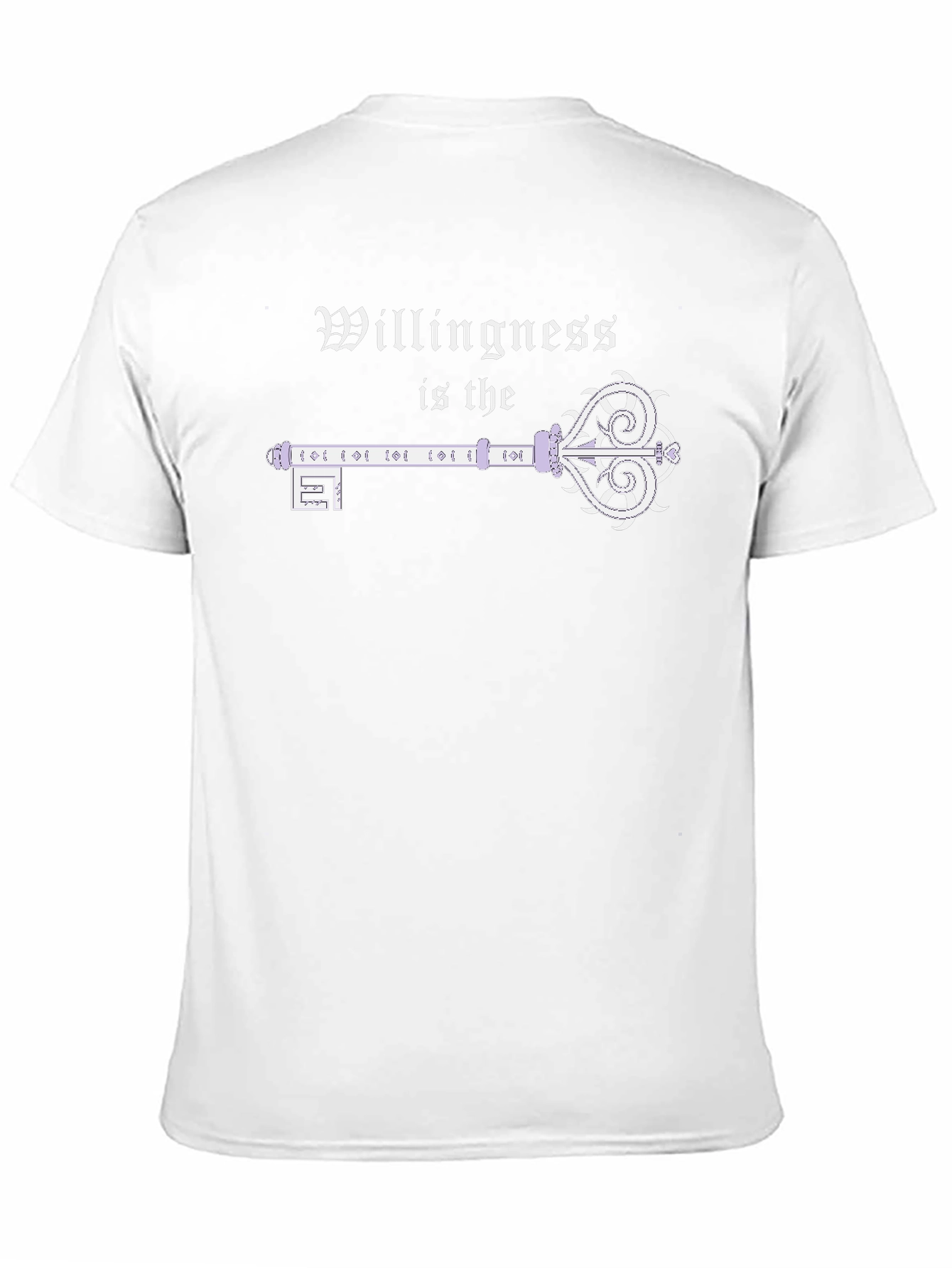 Willingness Key T-Shirt - Unique Gothic Design