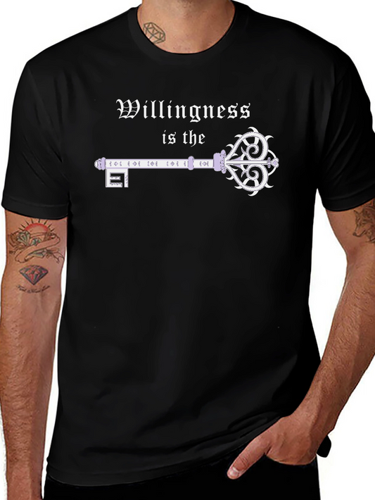 Willingness Key T-Shirt - Unique Gothic Design
