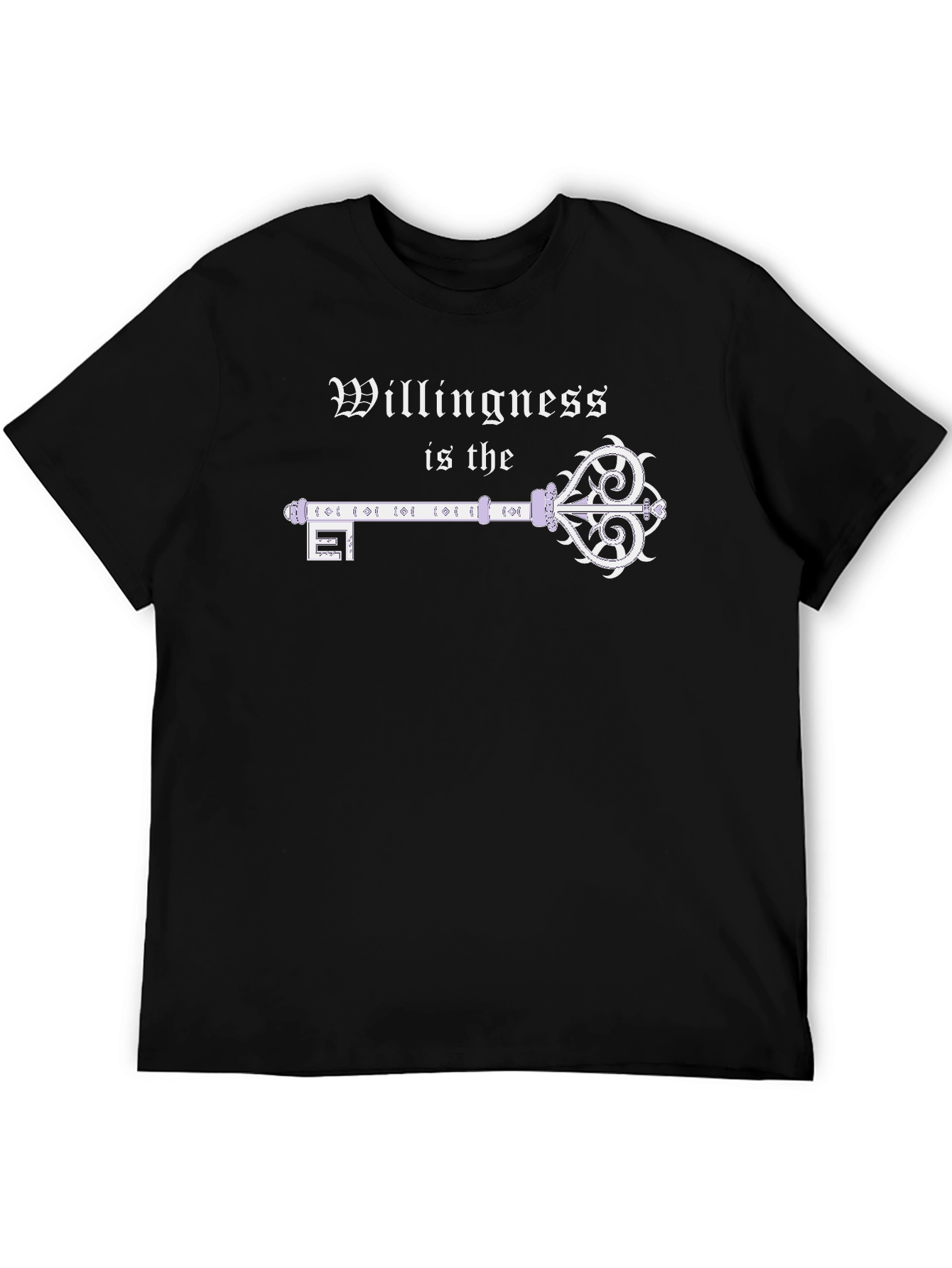 Willingness Key T-Shirt - Unique Gothic Design
