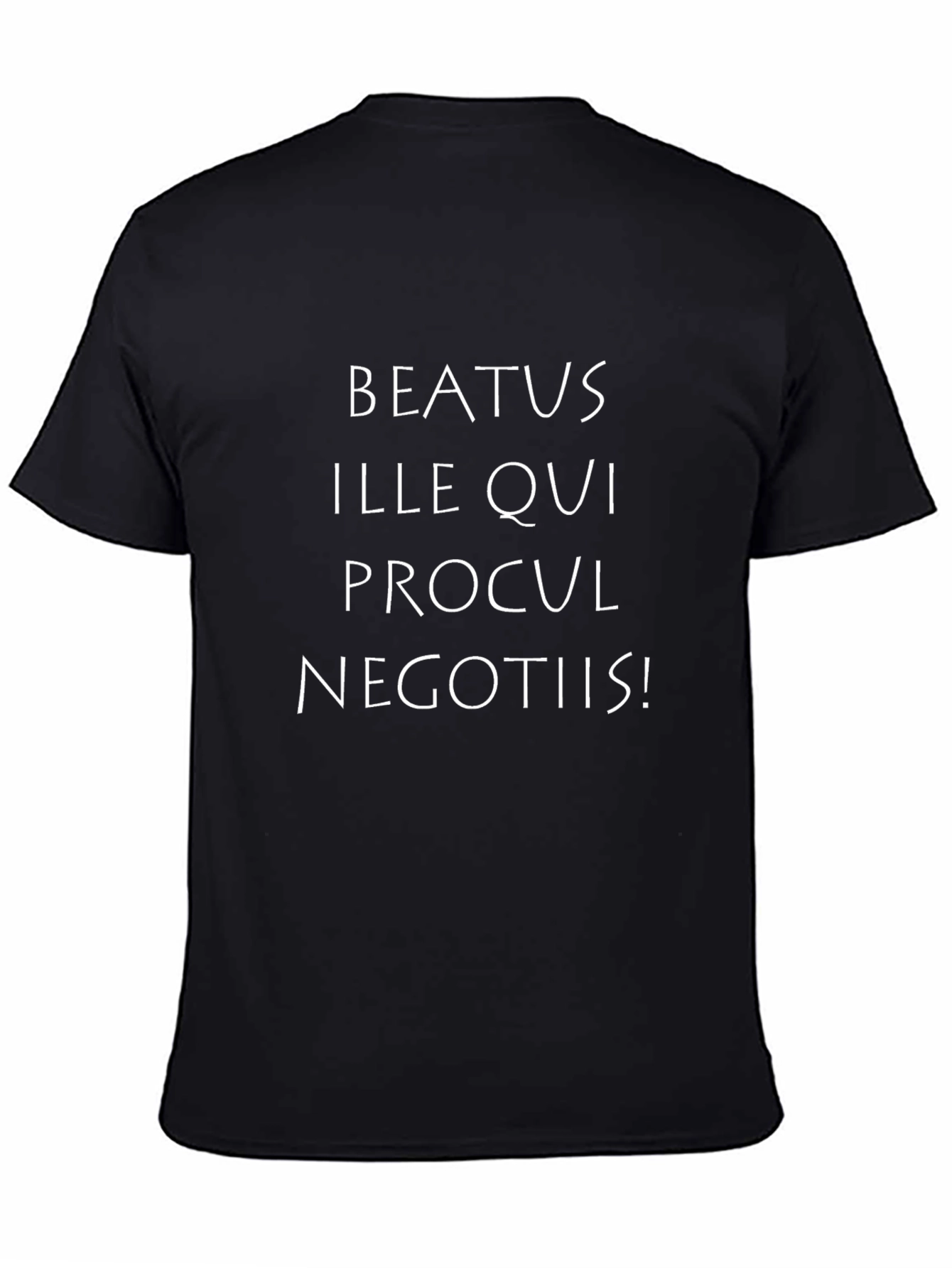 Beatus Ille Qui T-Shirt - Latin Quote Tee