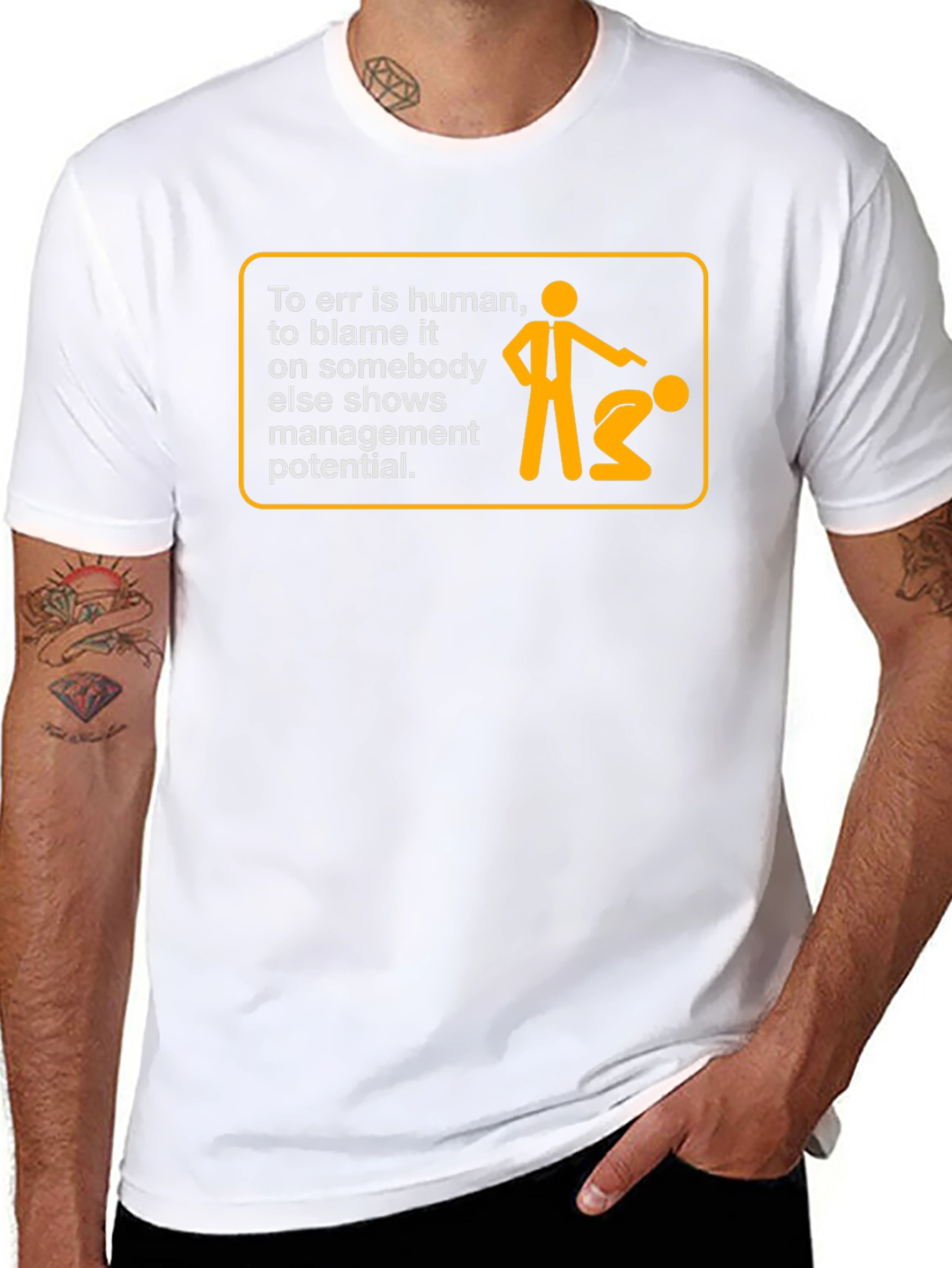 Humorous To Err is Human Graphic T-Shirt