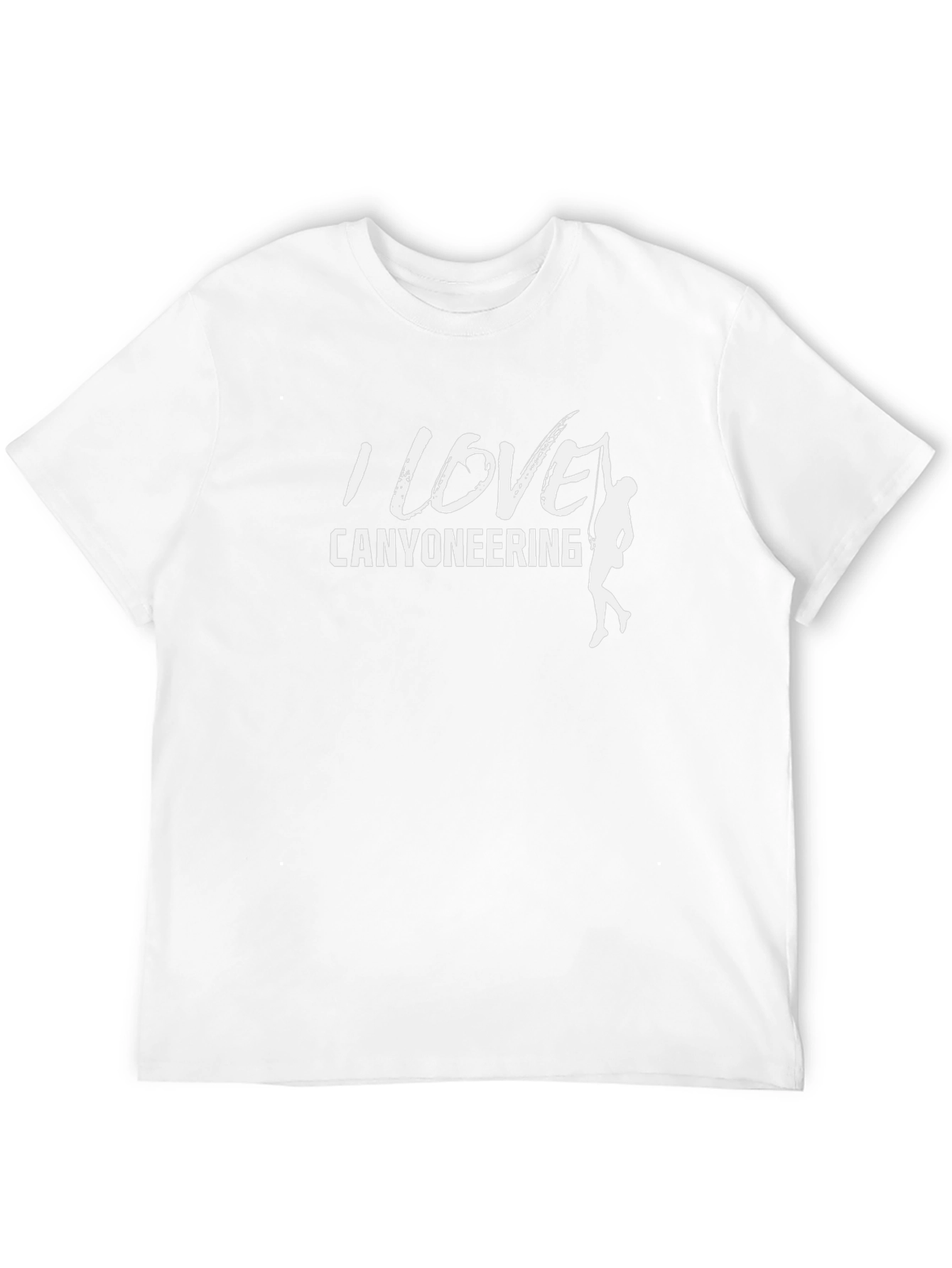 I Love Canyoneering Black T-Shirt