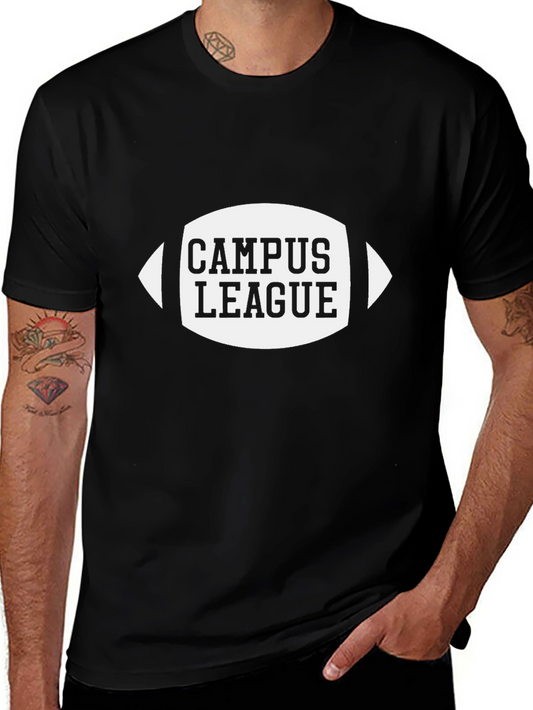 Campus League Graphic T-Shirt - Black