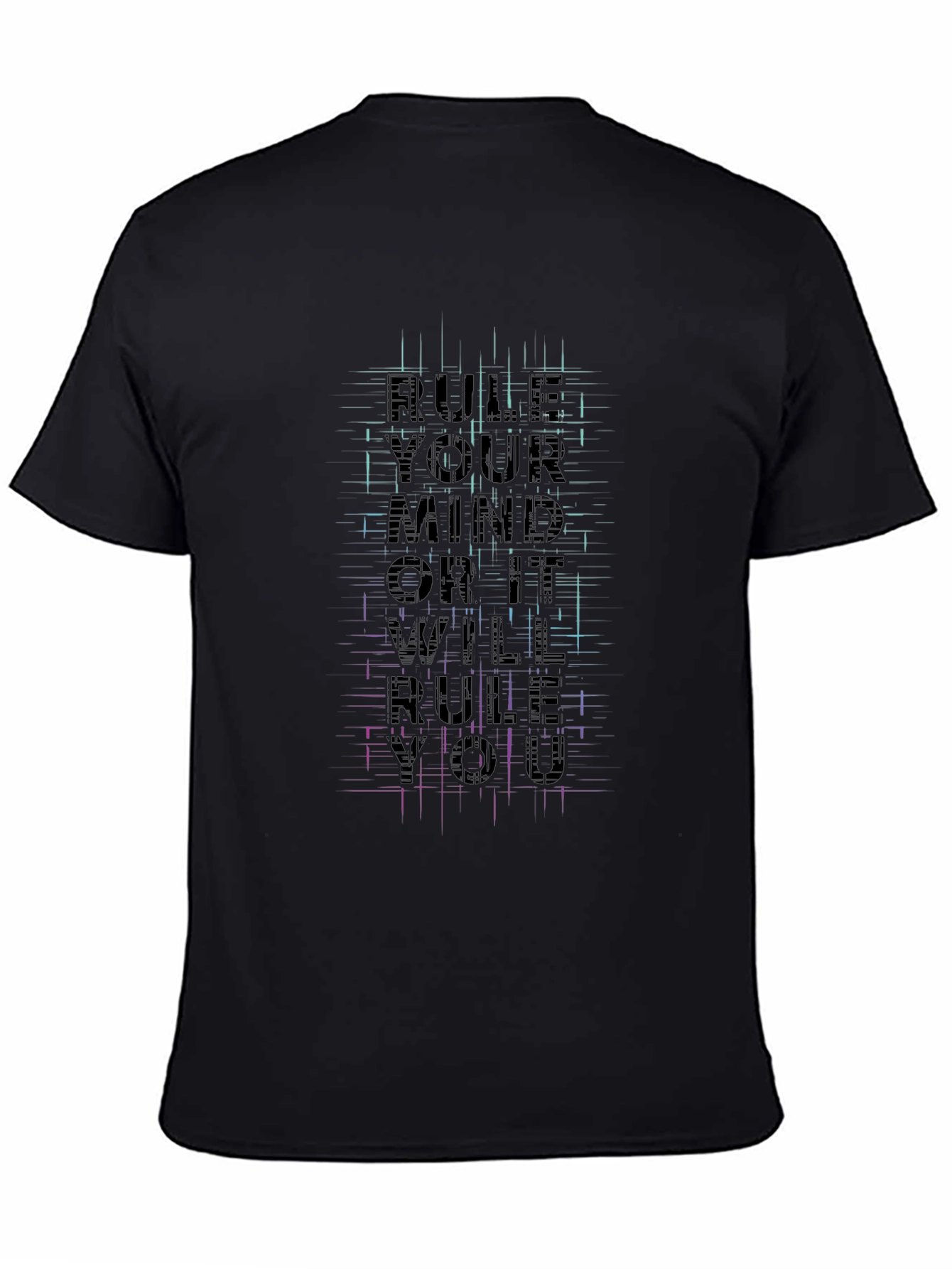 Rule Your Mind Graphic Tee - Black