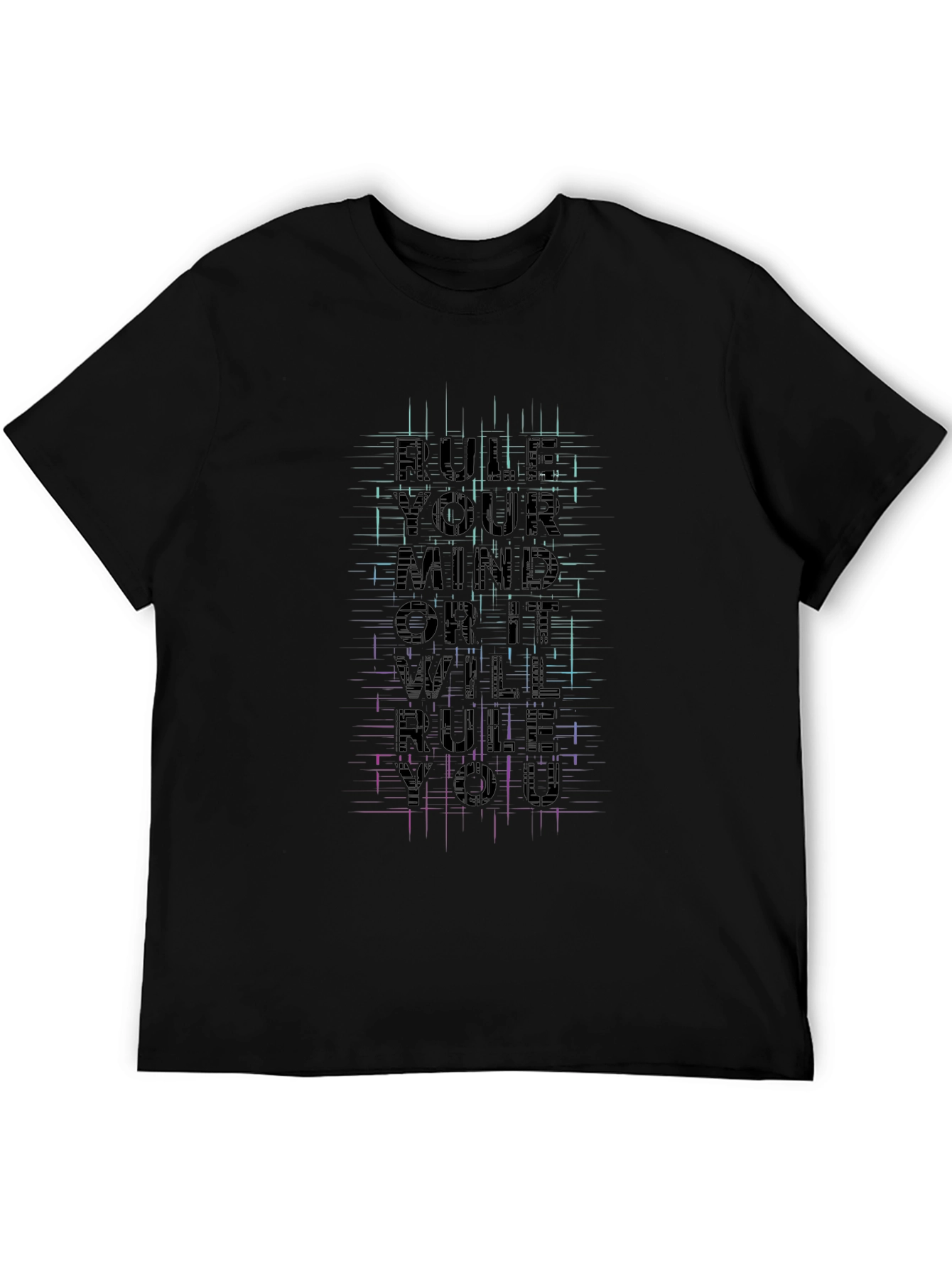 Rule Your Mind Graphic Tee - Black