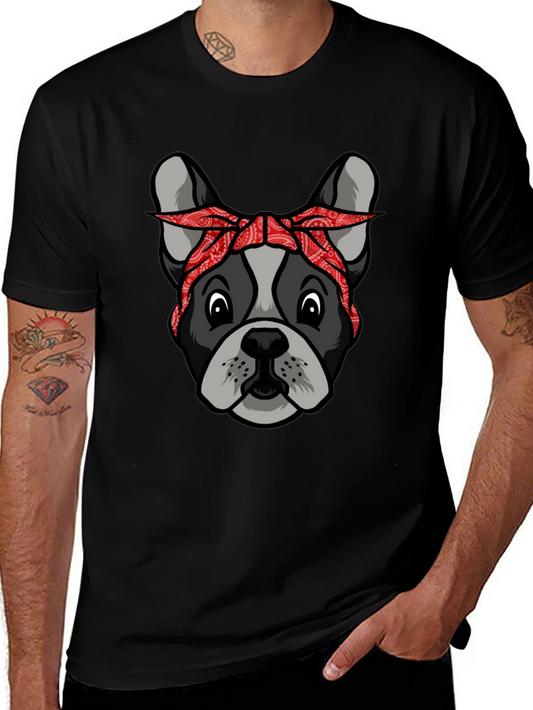 Bandana Dog Graphic T-Shirt