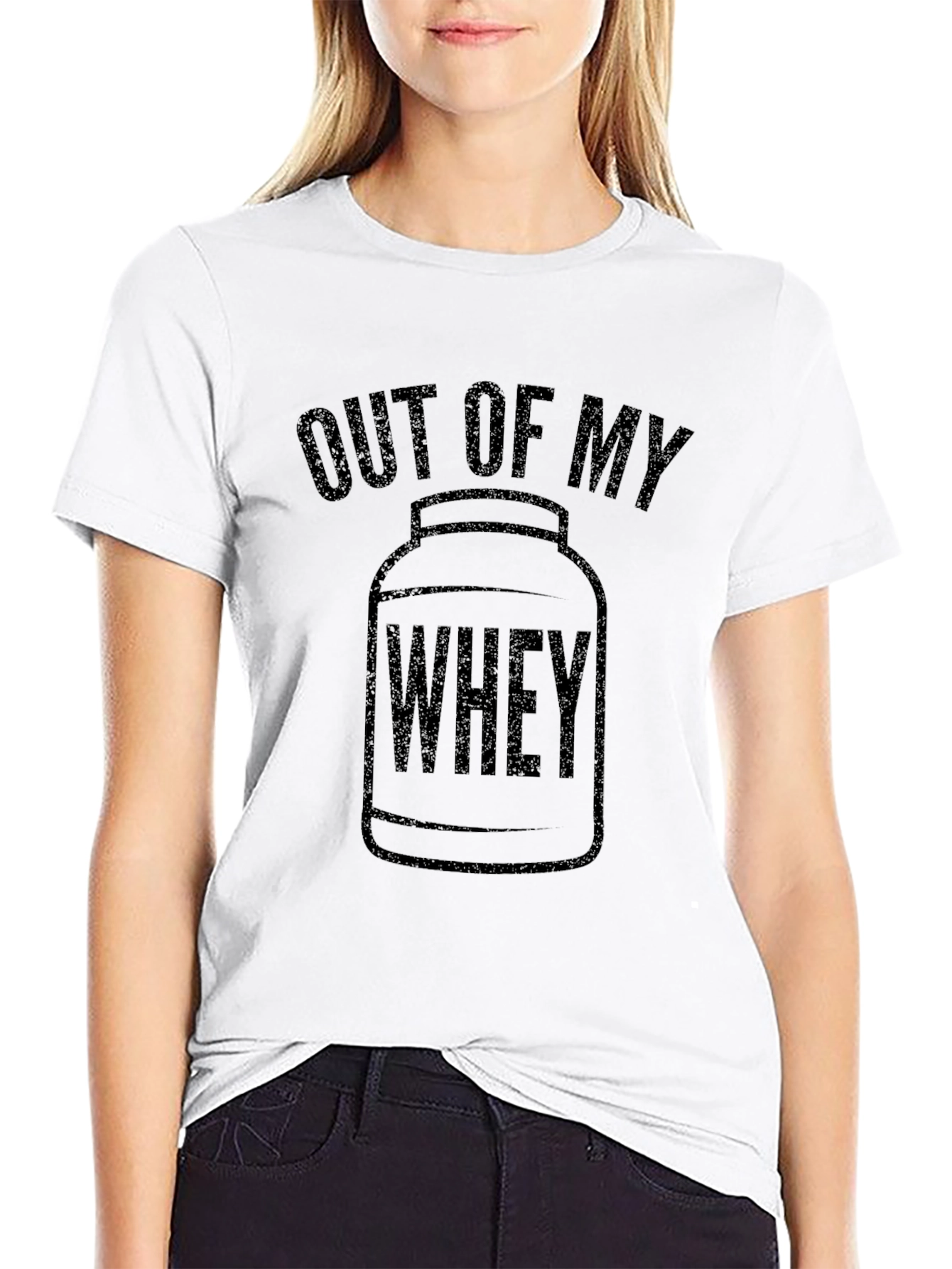 Out of My Whey Funny Gym T-Shirt