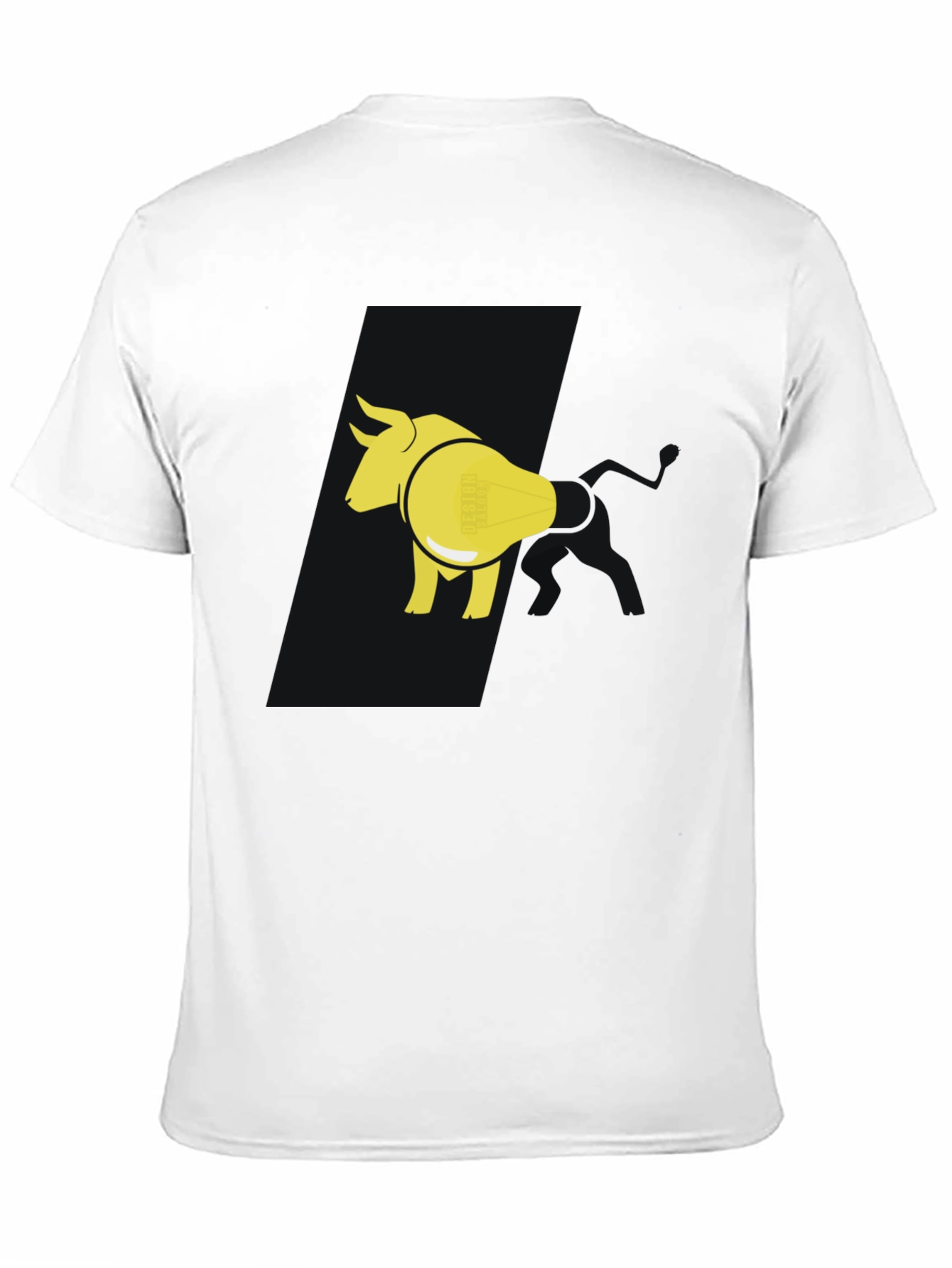 Bull & Lightbulb Graphic Tee - Black