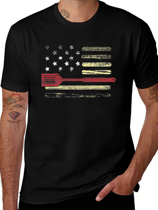 Firefighter American Flag T-Shirt